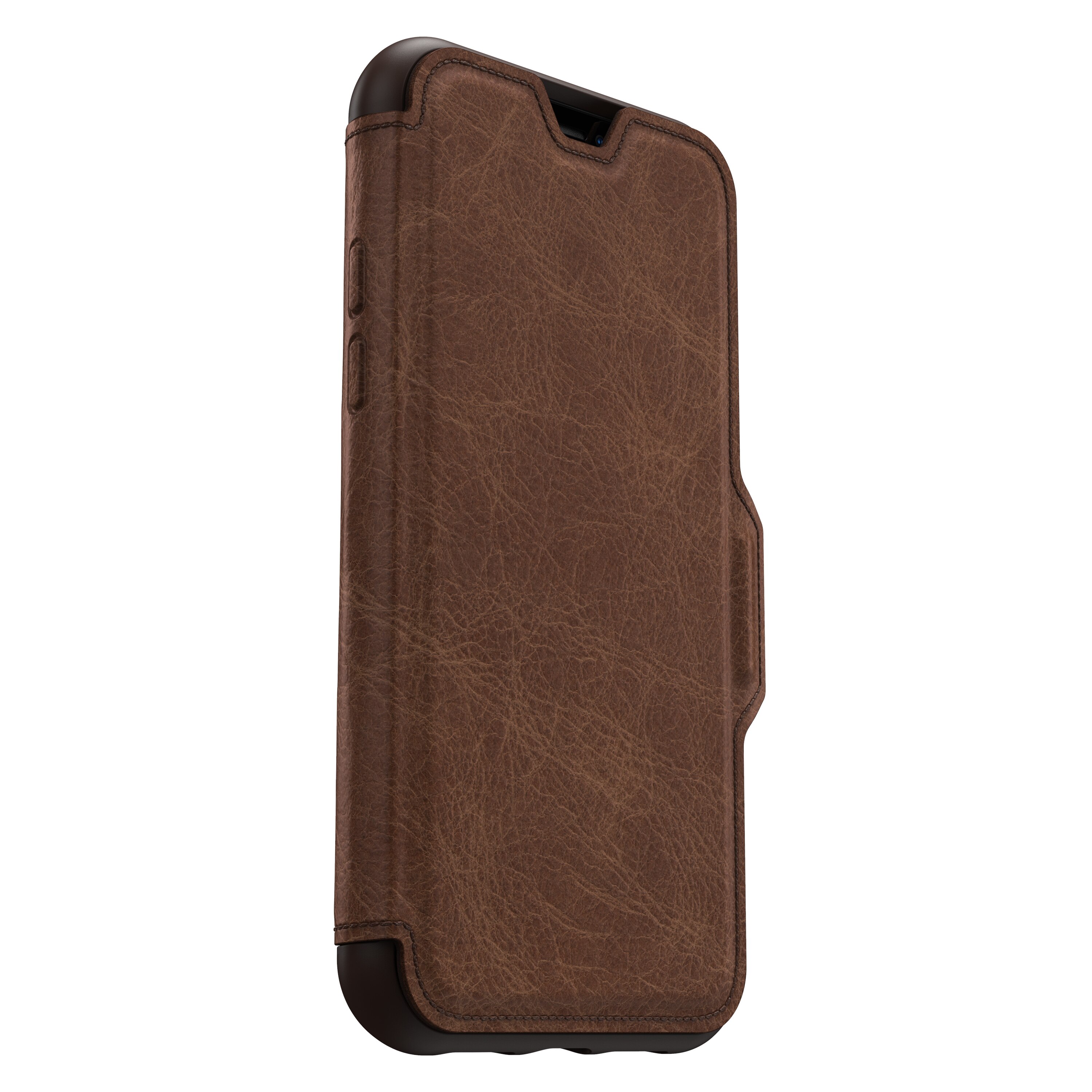 iPhone 11 Strada Wallet Case Brown
