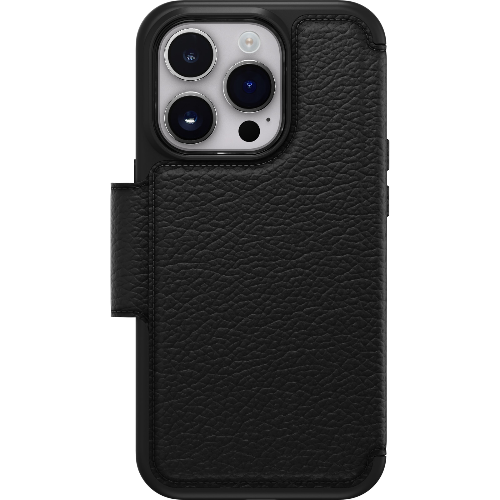 iPhone 14 Pro Max Strada Wallet Case Black