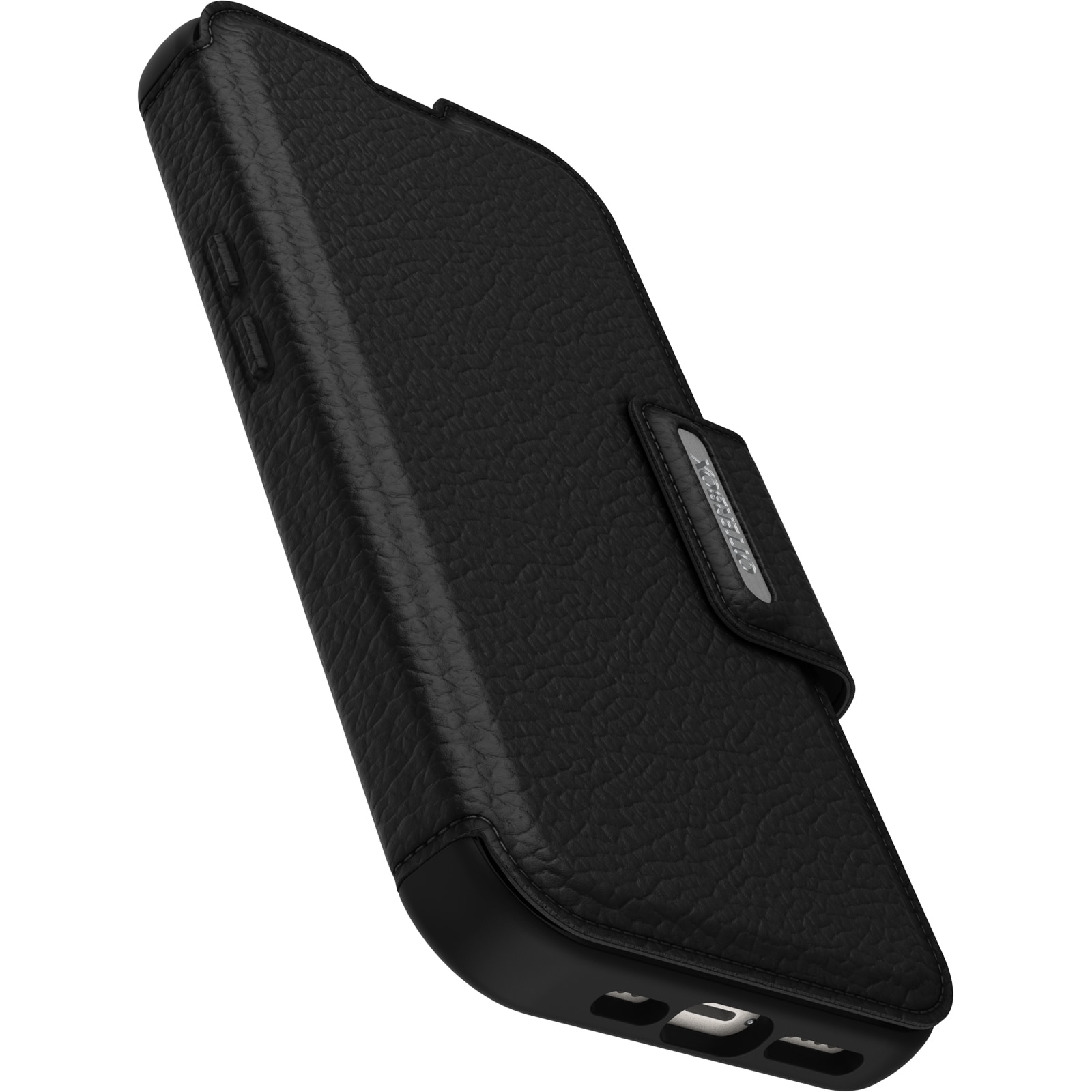 iPhone 14 Strada Wallet Case Black