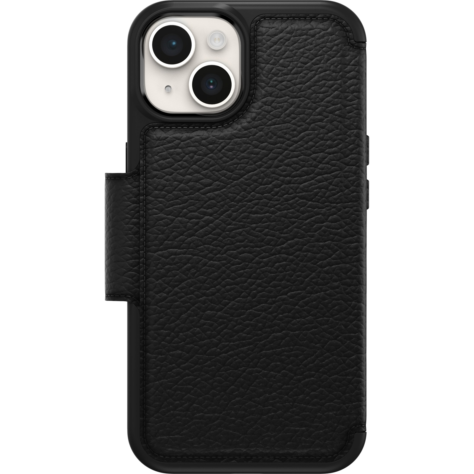 iPhone 14 Strada Wallet Case Black