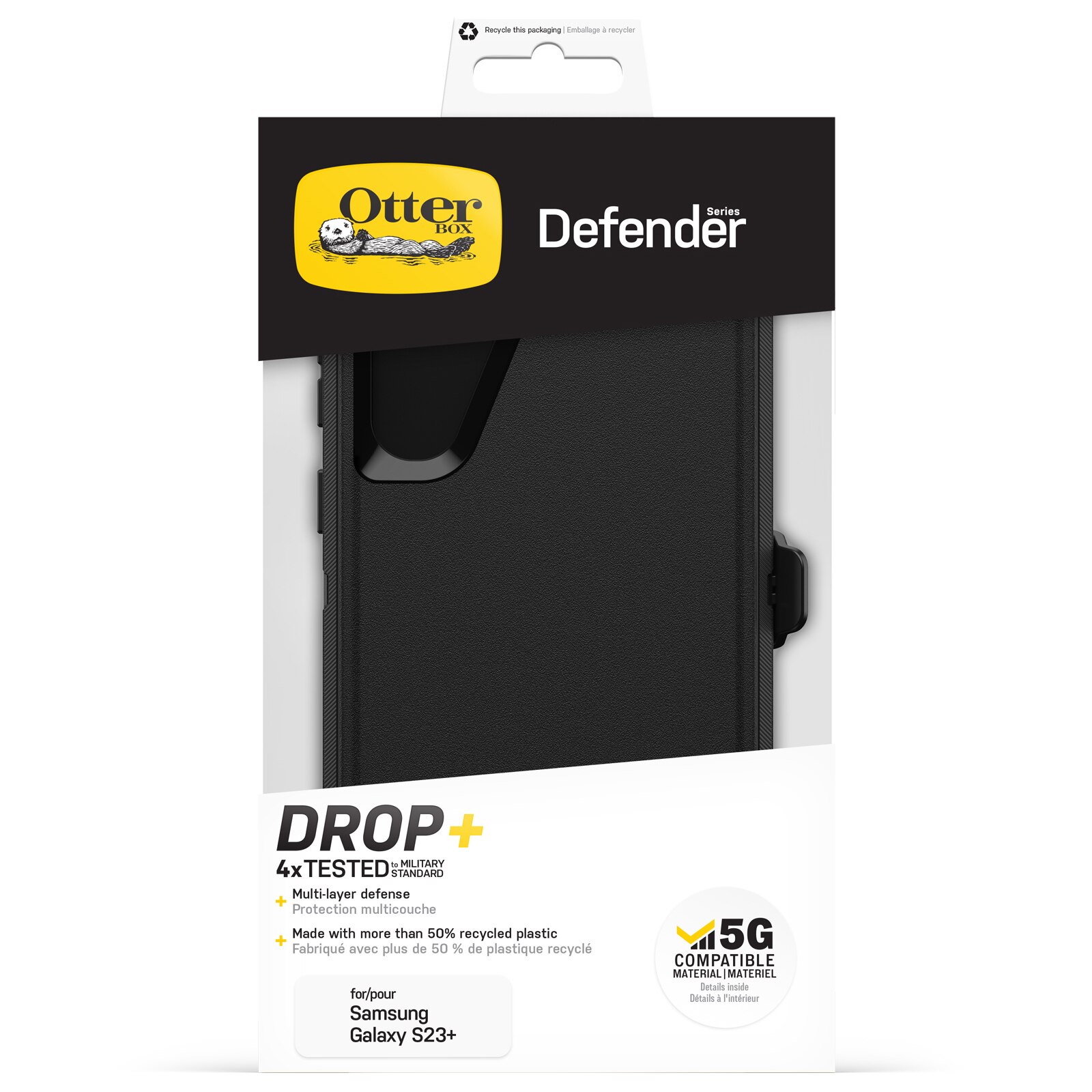 Samsung Galaxy S23 Plus Defender Case Black