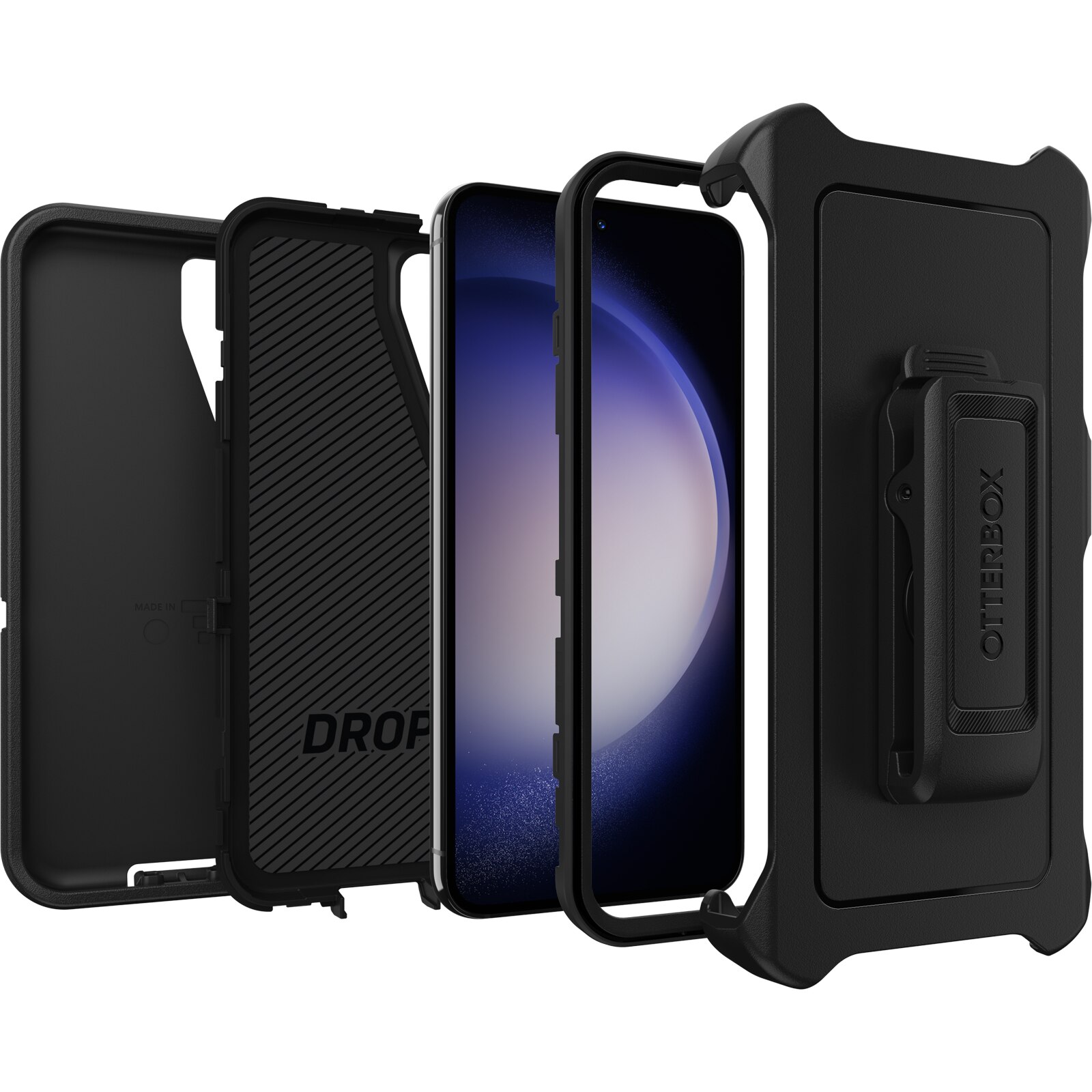 Samsung Galaxy S23 Defender Case Black