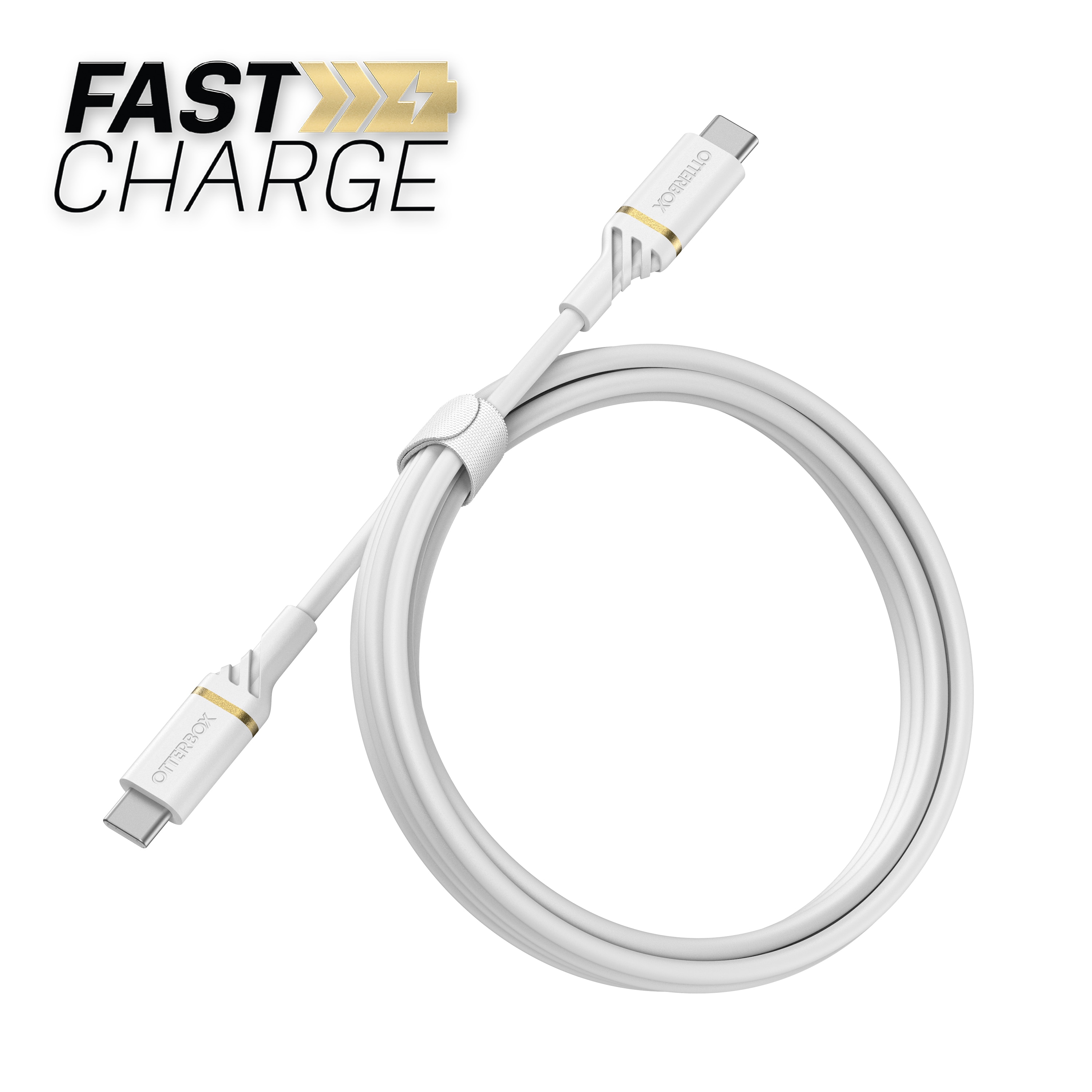 USB-C to USB-C Fast Charge Cable 1m White