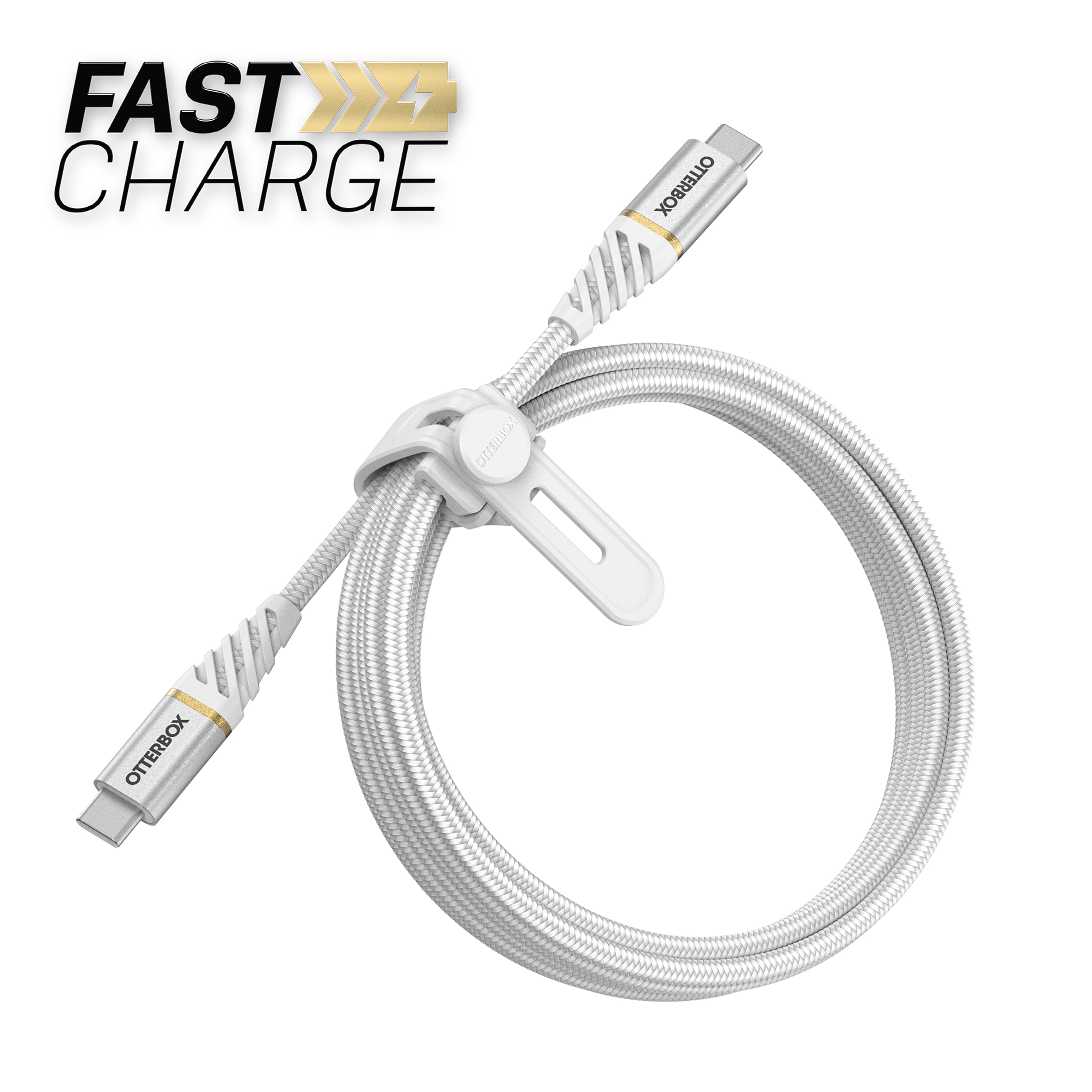 USB-C to USB-C Premium Fast Charge Cable 1m White