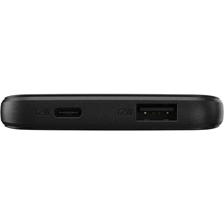 Powerbank 5000 mAh USB-A + USB-C Black