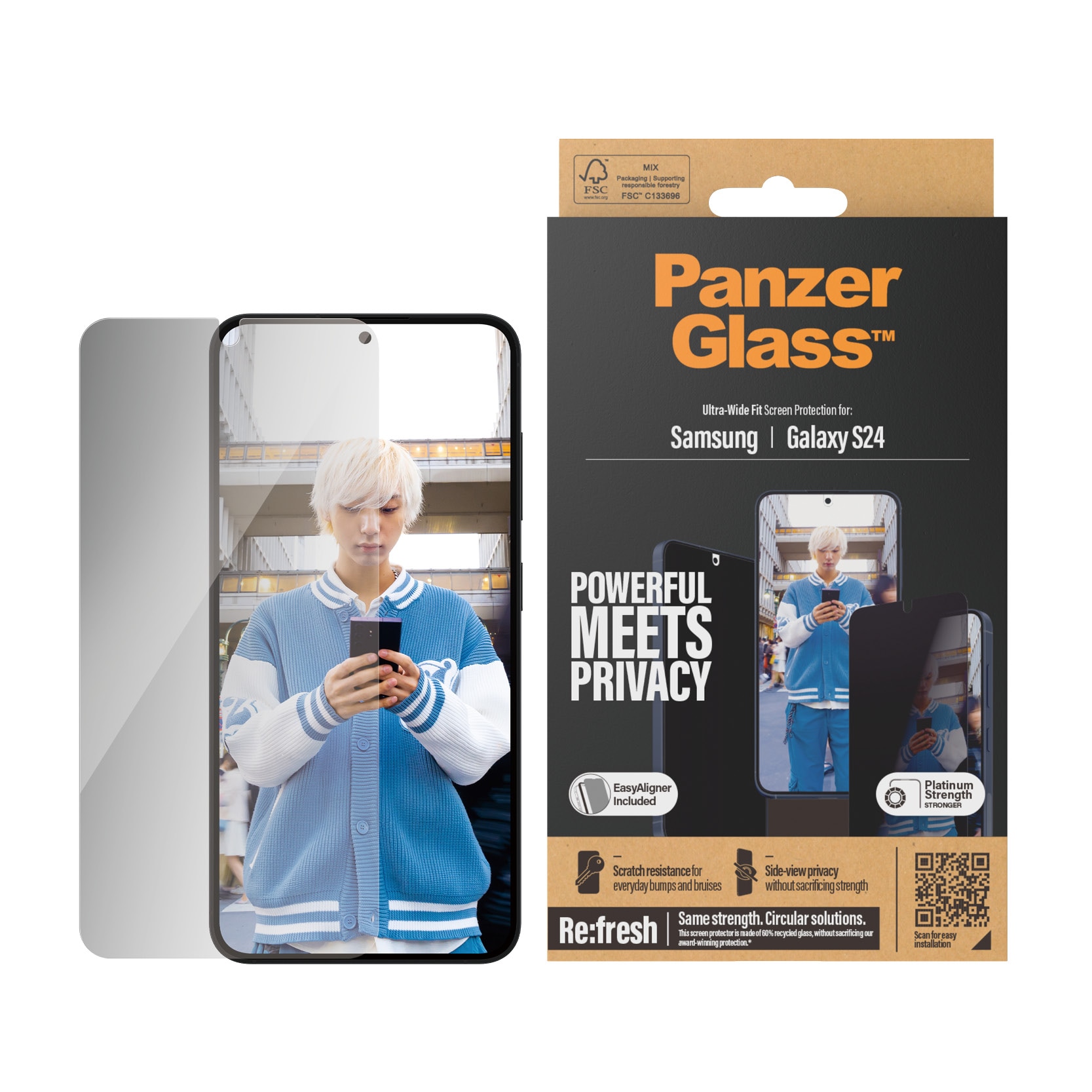 PanzerGlass® 3-in-1 Protection Pack Samsung Galaxy S24 Ultra | Ultra-Wide  Fit w. EasyAligner