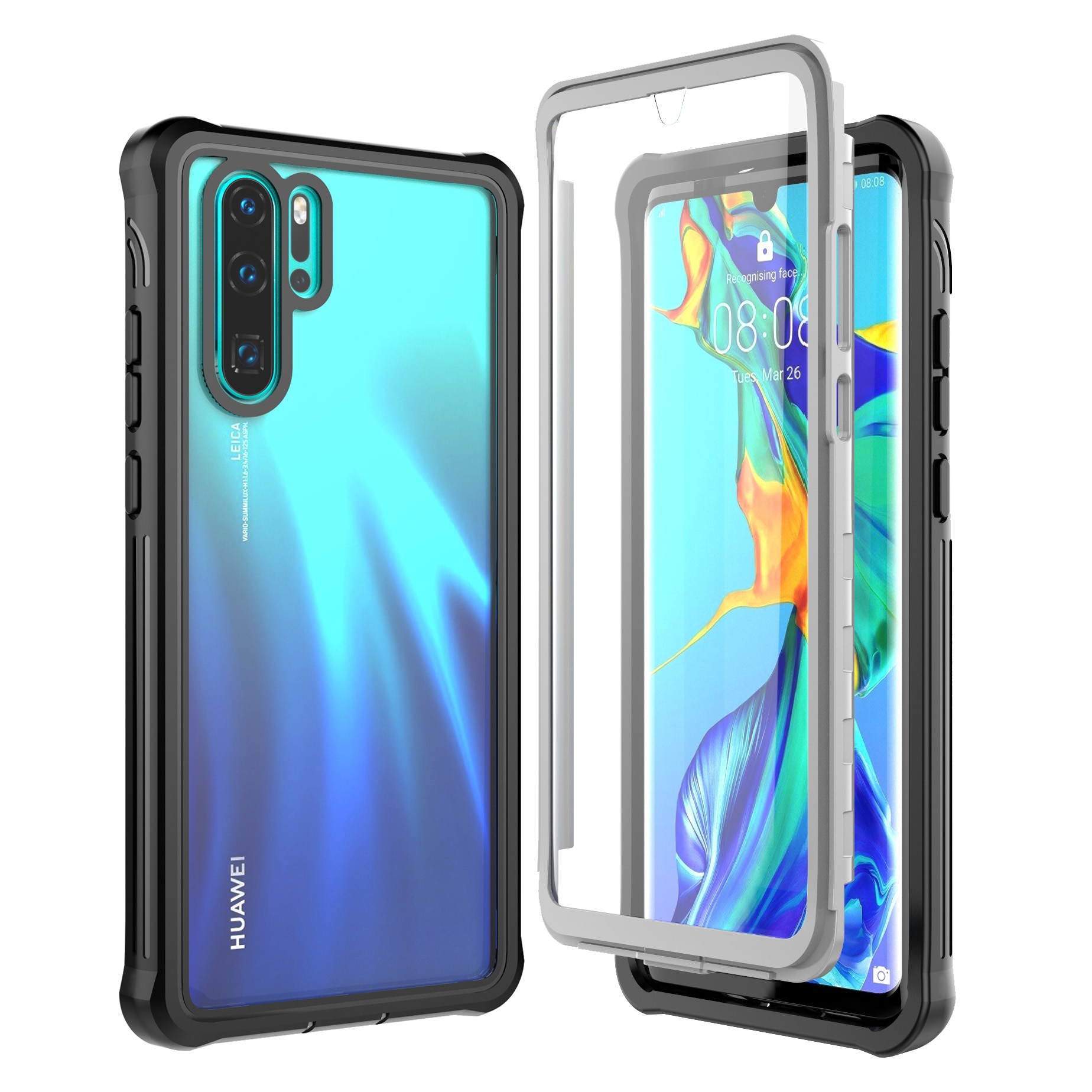 Huawei P30 Pro Premium Full Protection Case Black