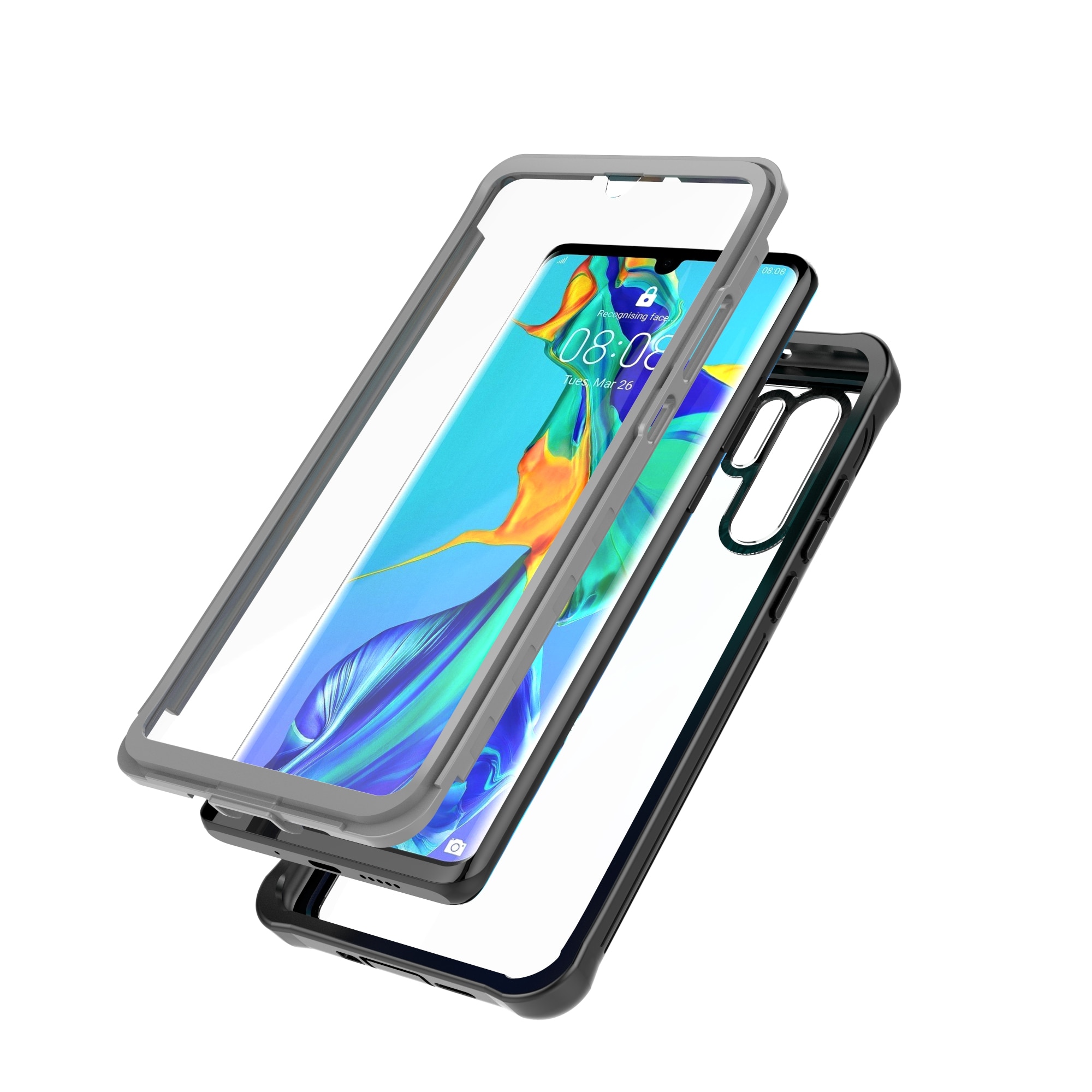 Huawei P30 Pro Premium Full Protection Case Black