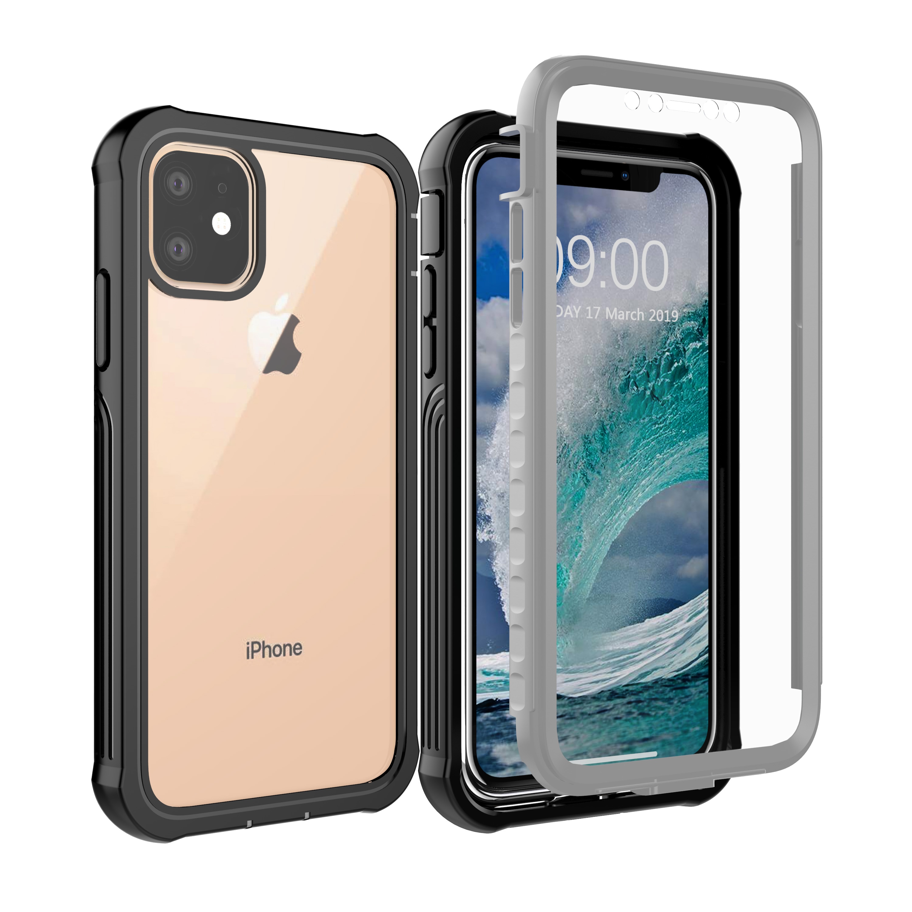 iPhone 11 Premium Full Protection Case Black