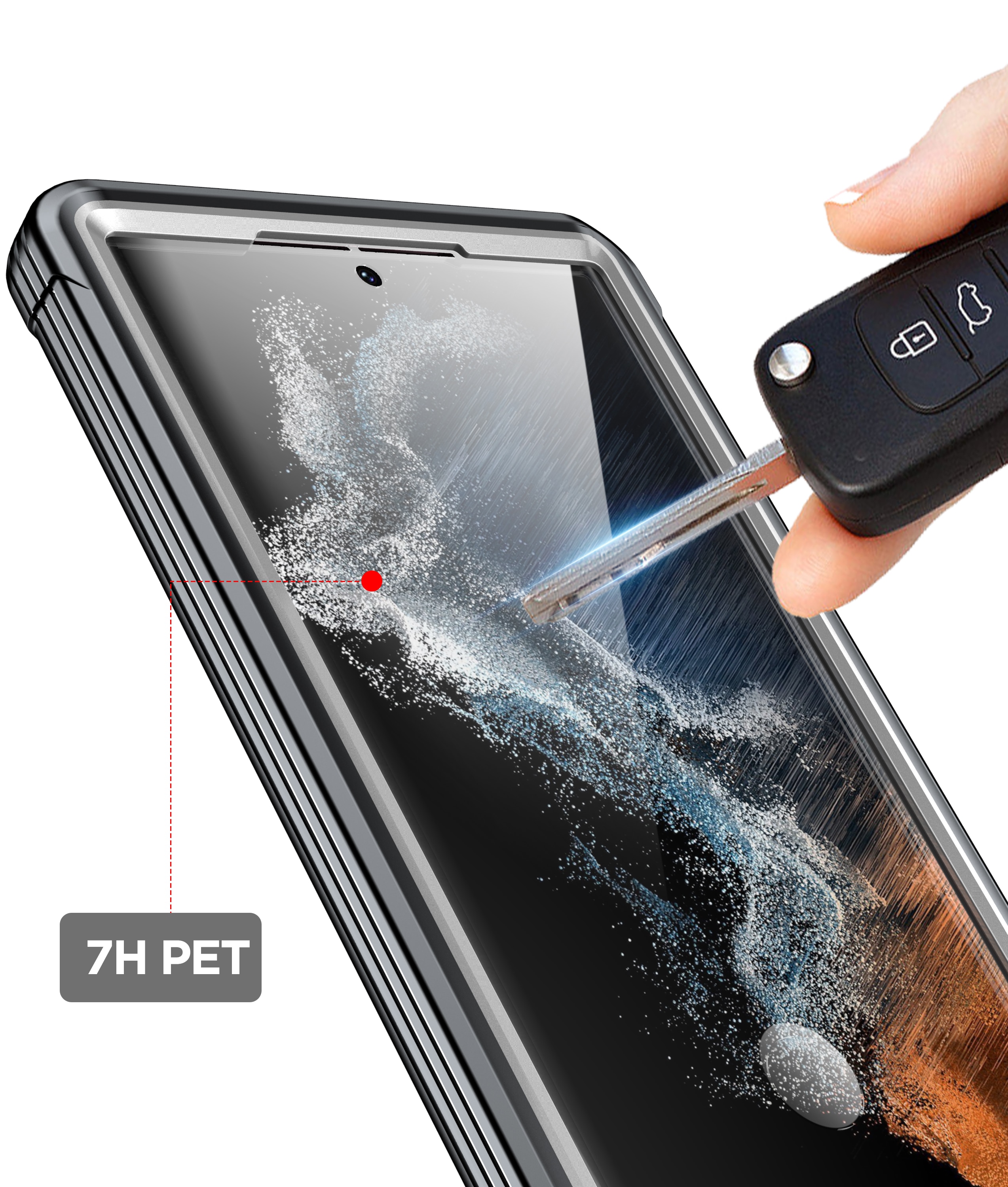 Samsung Galaxy S22 Ultra Premium Full Protection Case Black