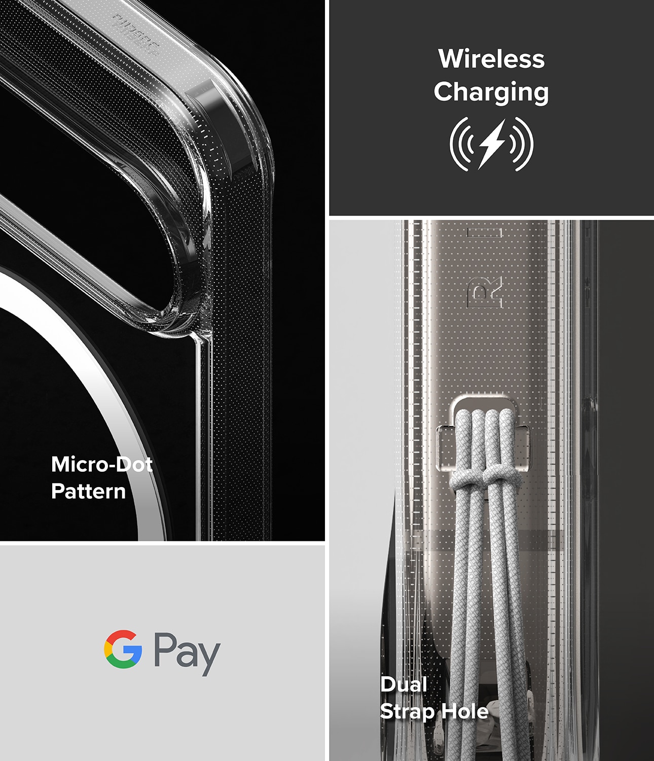Google Pixel 10 Pro Fusion Magnetic Case Transparent