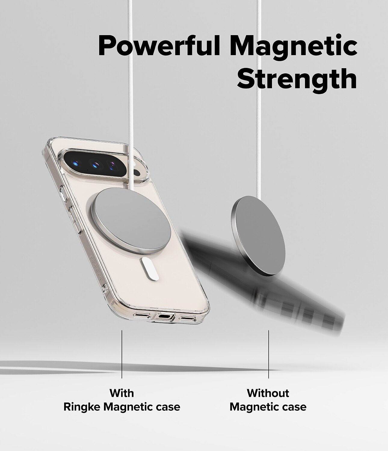 Google Pixel 10 Pro Fusion Magnetic Case Transparent