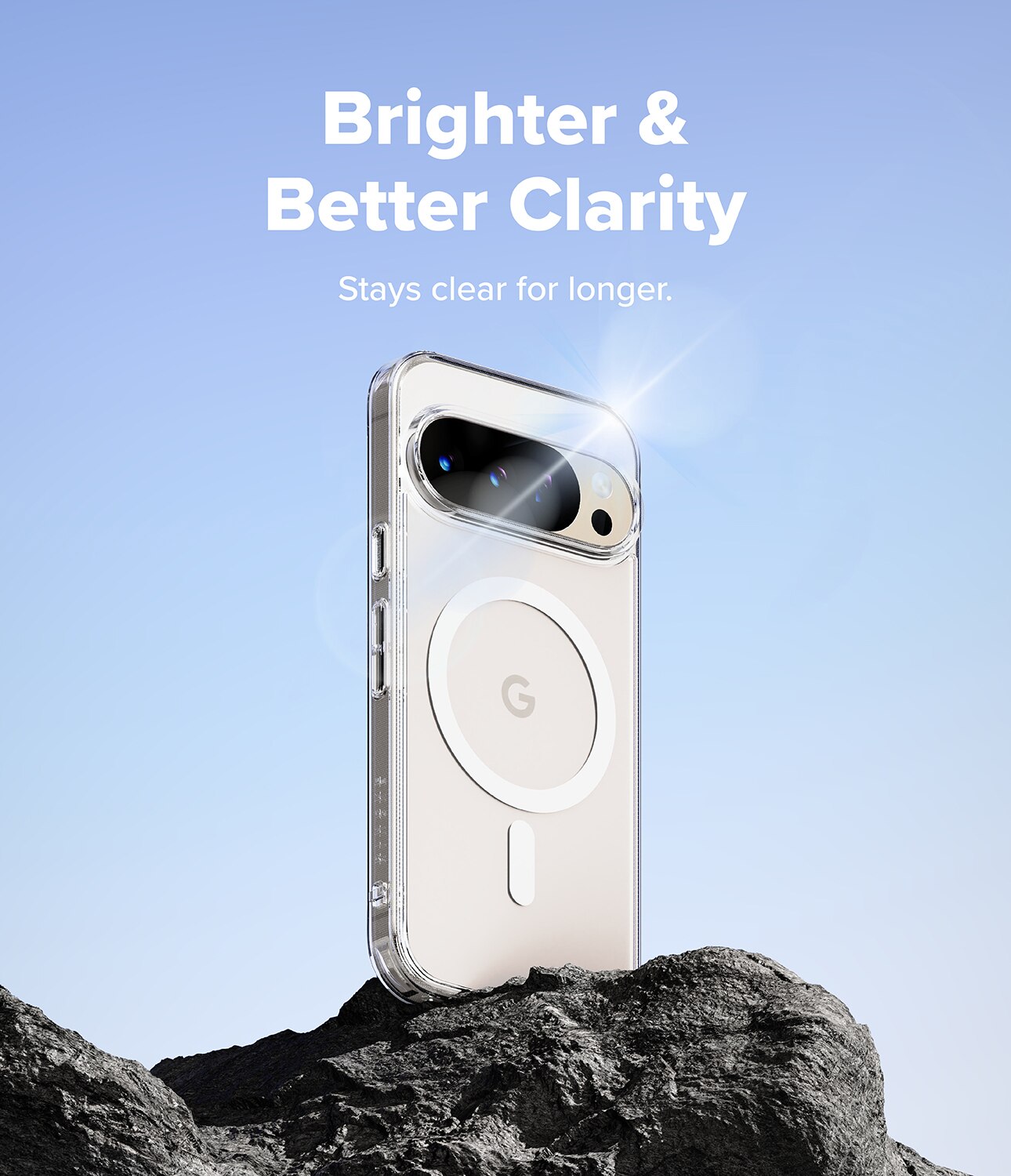 Google Pixel 10 Pro Fusion Magnetic Case Transparent