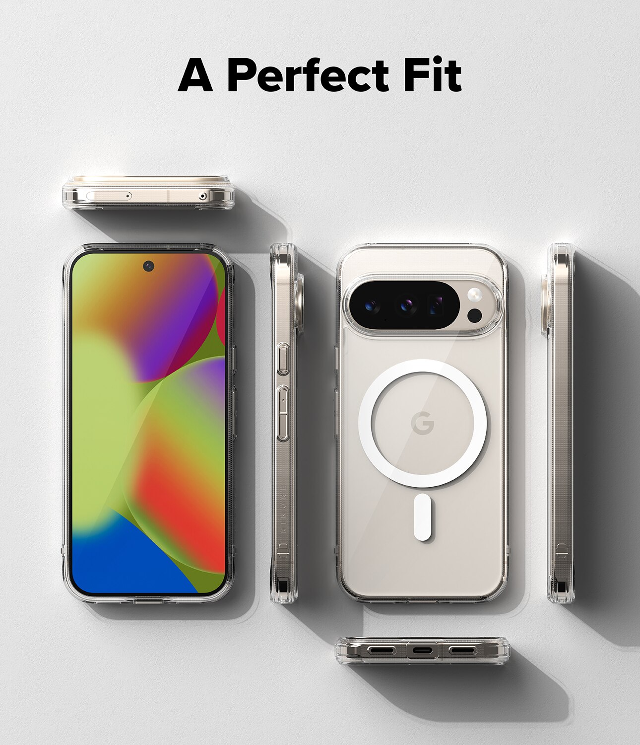 Google Pixel 10 Pro Fusion Magnetic Case Transparent