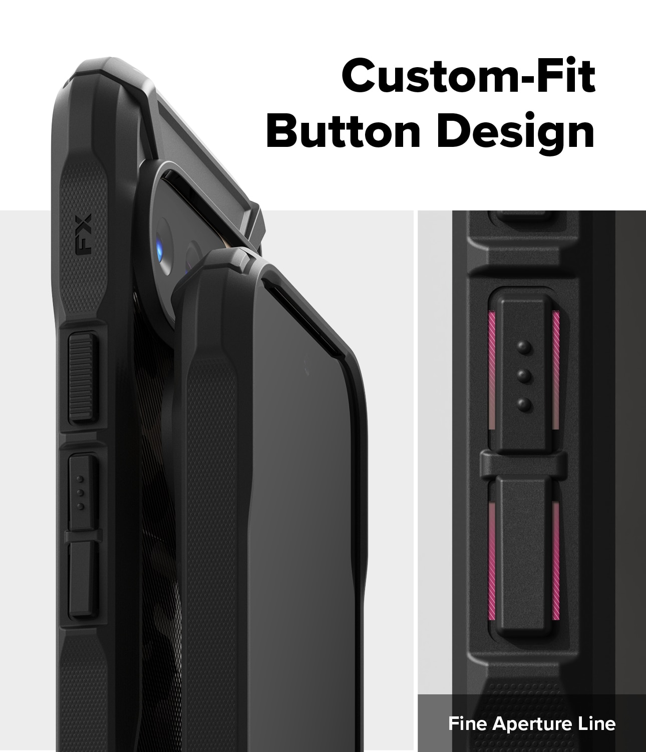 Google Pixel 10 Fusion X Case Camo Black