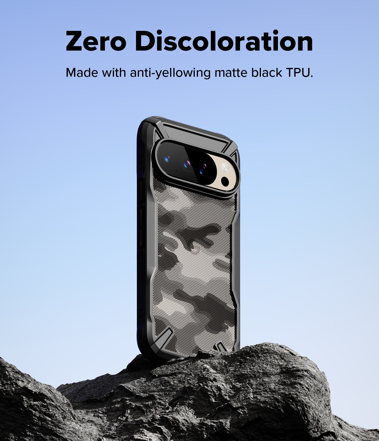Google Pixel 10 Fusion X Case Camo Black