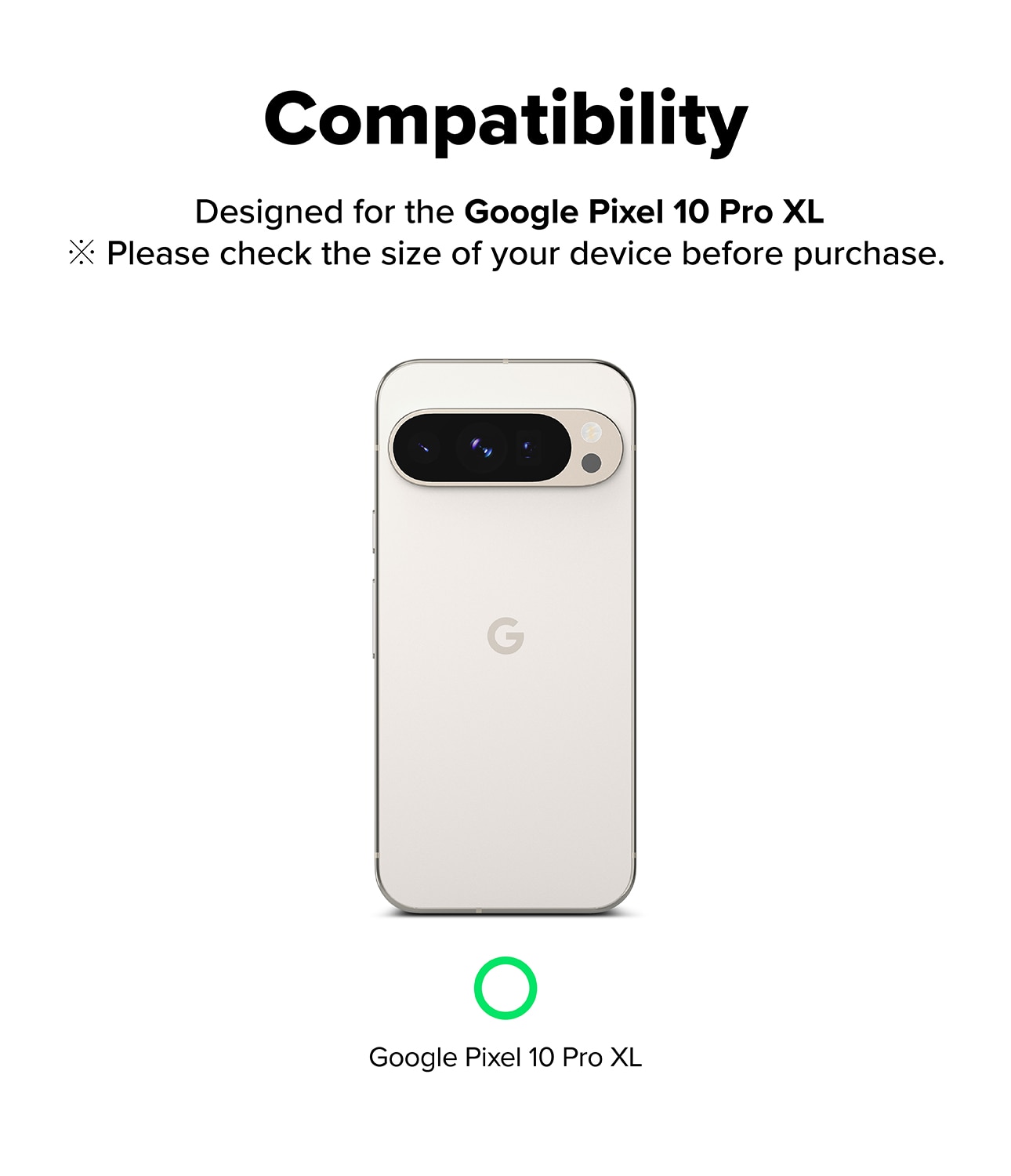 Google Pixel 10 Pro XL Camera Protector Glass (2-pack)