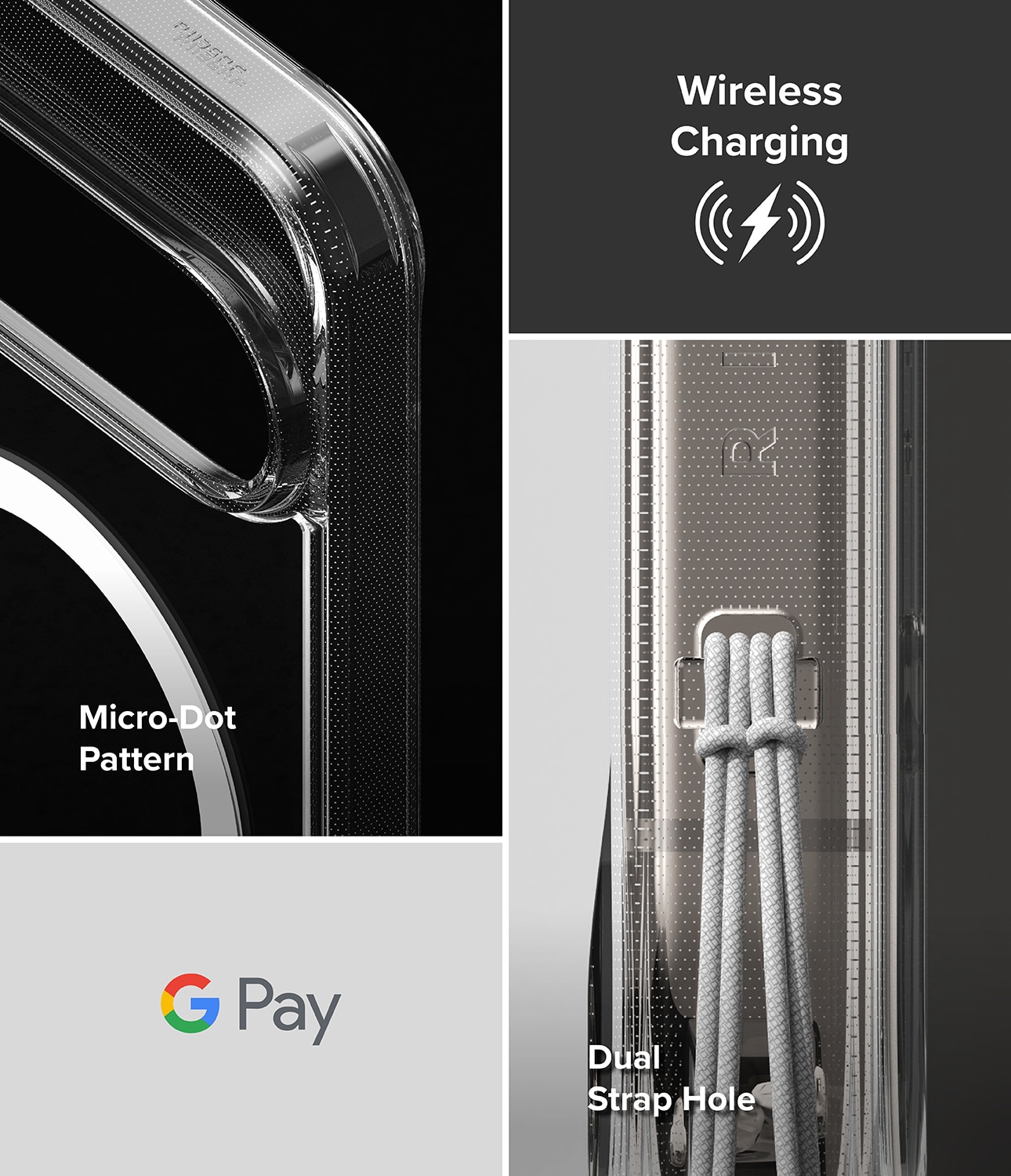 Google Pixel 10 Pro XL Fusion Magnetic Case Transparent