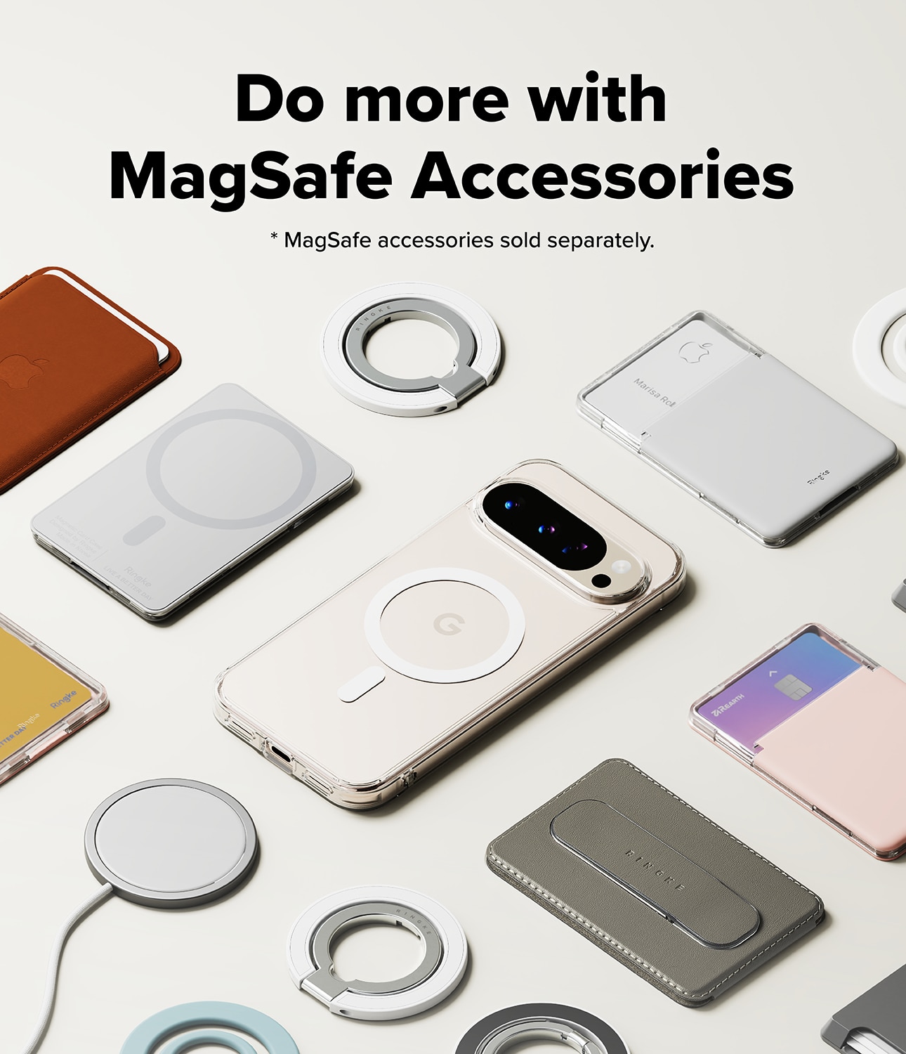 Google Pixel 10 Pro XL Fusion Magnetic Case Transparent