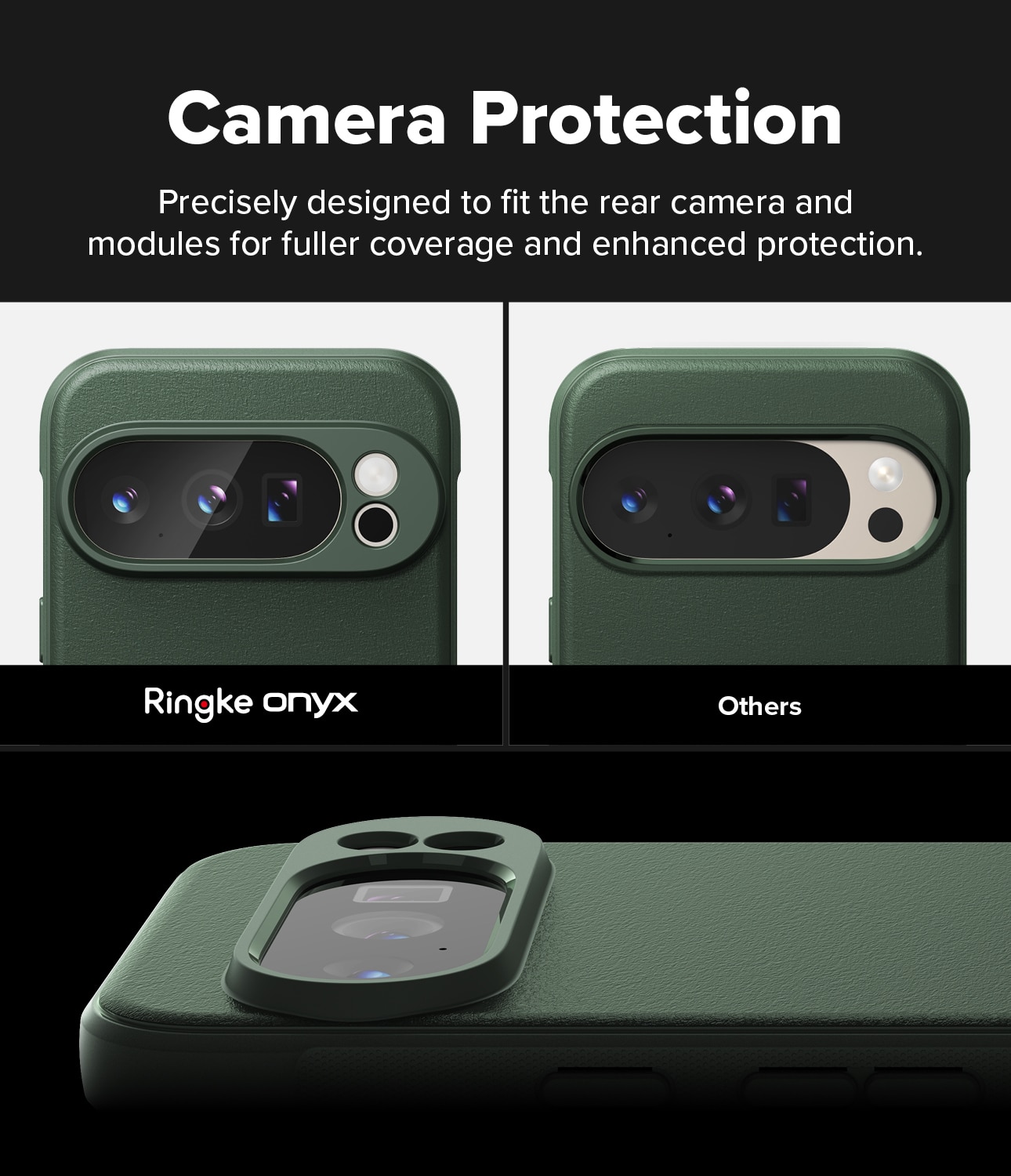 Google Pixel 10 Pro XL Onyx Case Dark Green