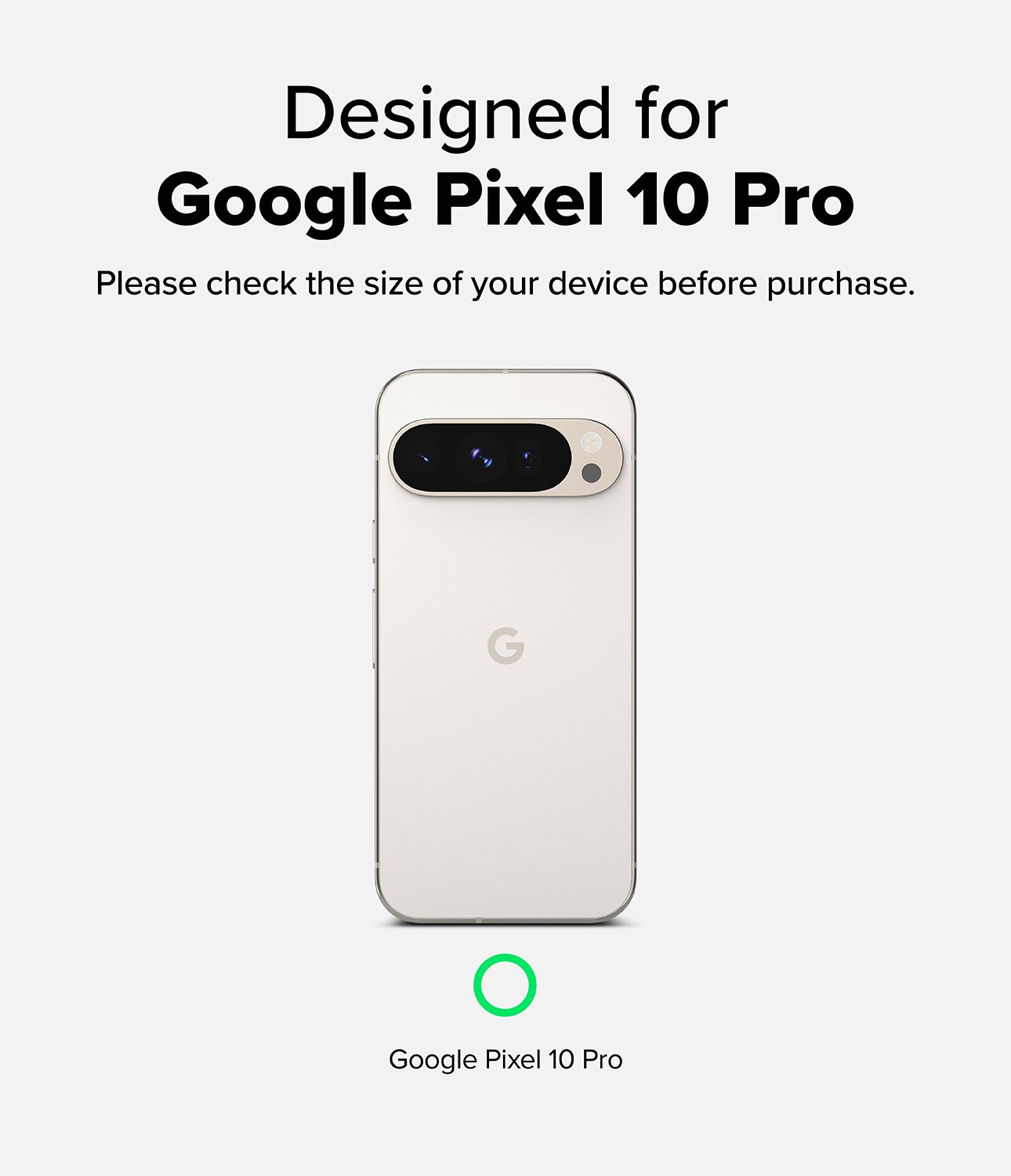 Google Pixel 10 Pro Onyx Case Dark Green