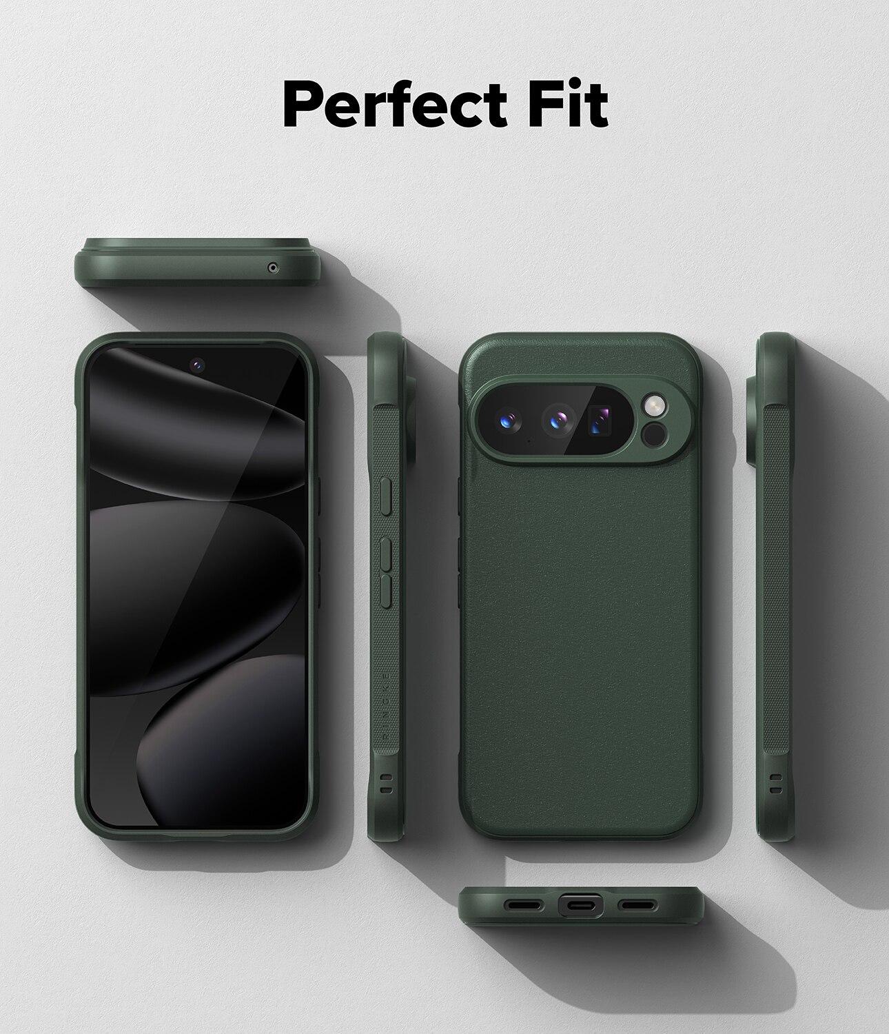 Google Pixel 10 Pro Onyx Case Dark Green