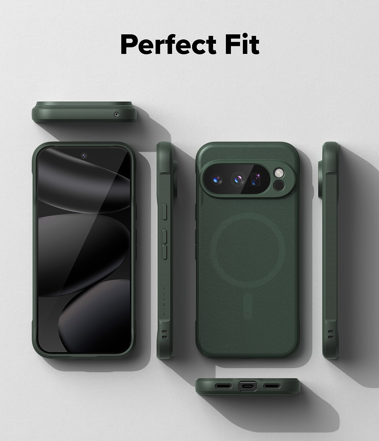 Google Pixel 10 Pro Onyx Magnetic Case Dark Green