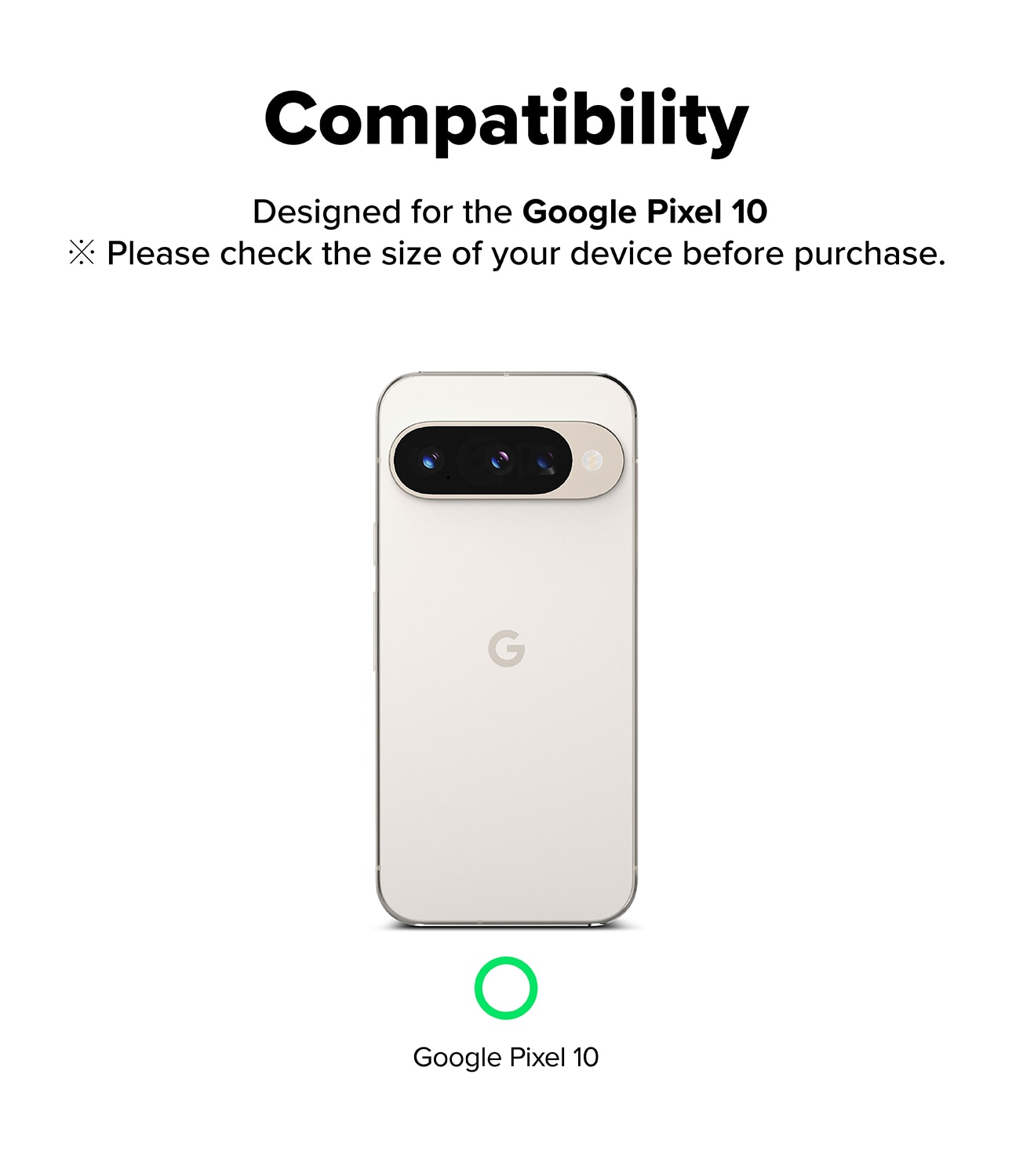 Google Pixel 10 Camera Protector Glass (2-pack)