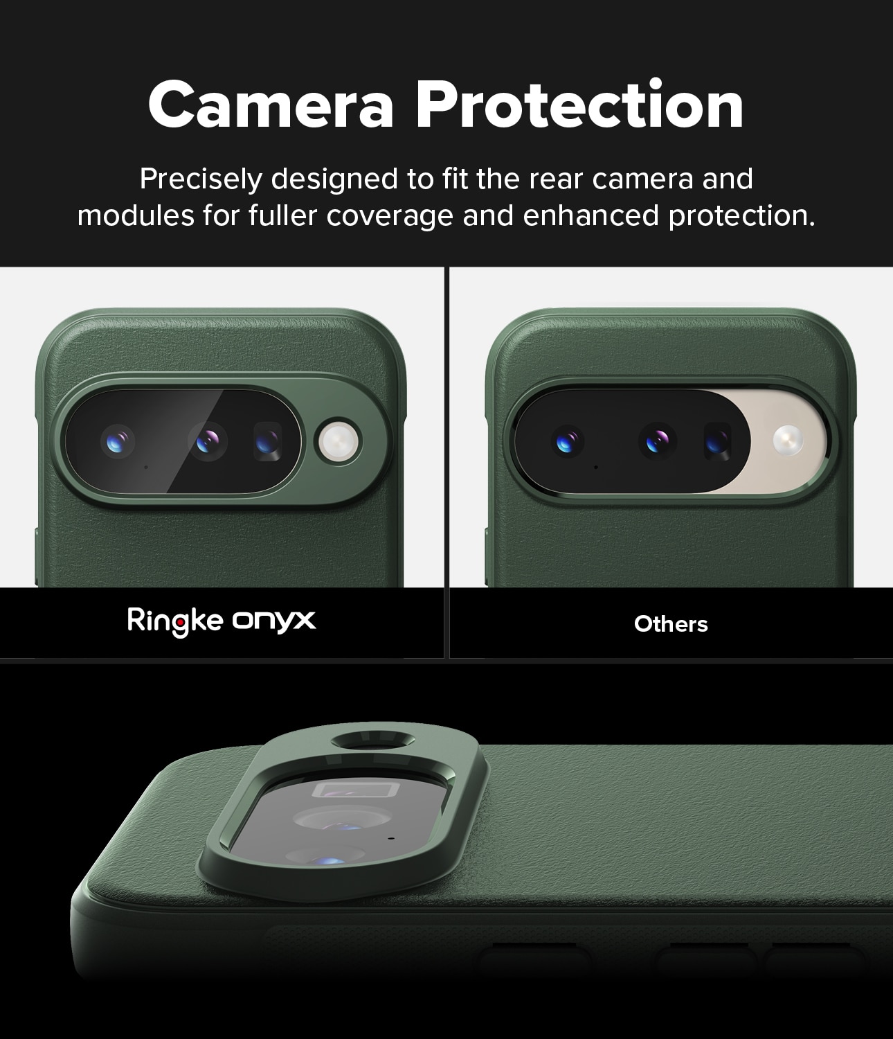 Google Pixel 10 Onyx Case Dark Green