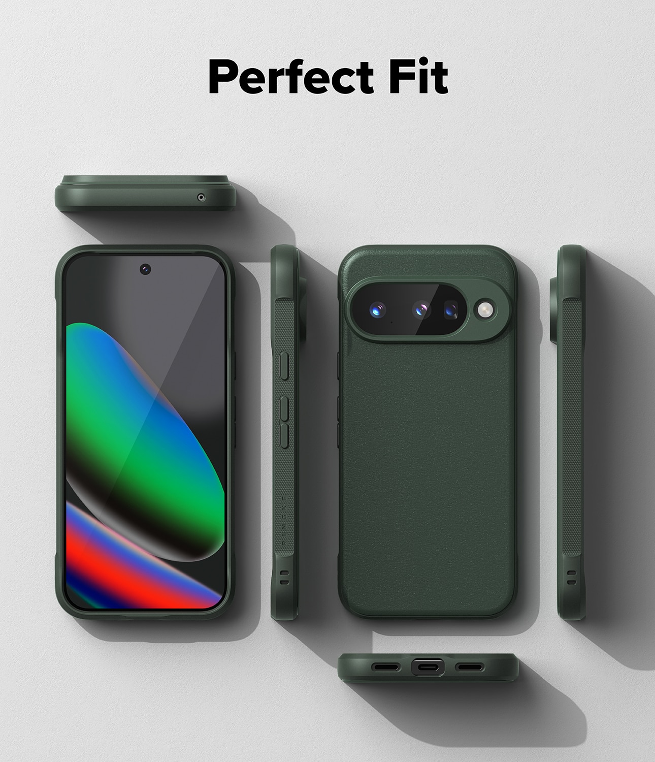 Google Pixel 10 Onyx Case Dark Green
