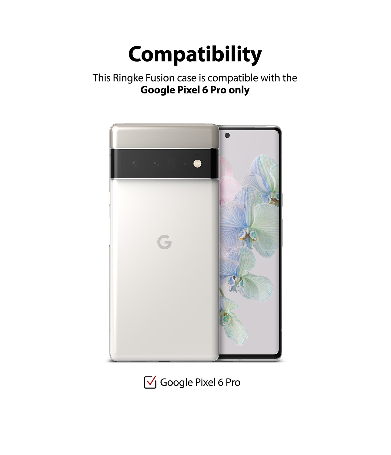 Google Pixel 6 Pro Fusion Case Clear