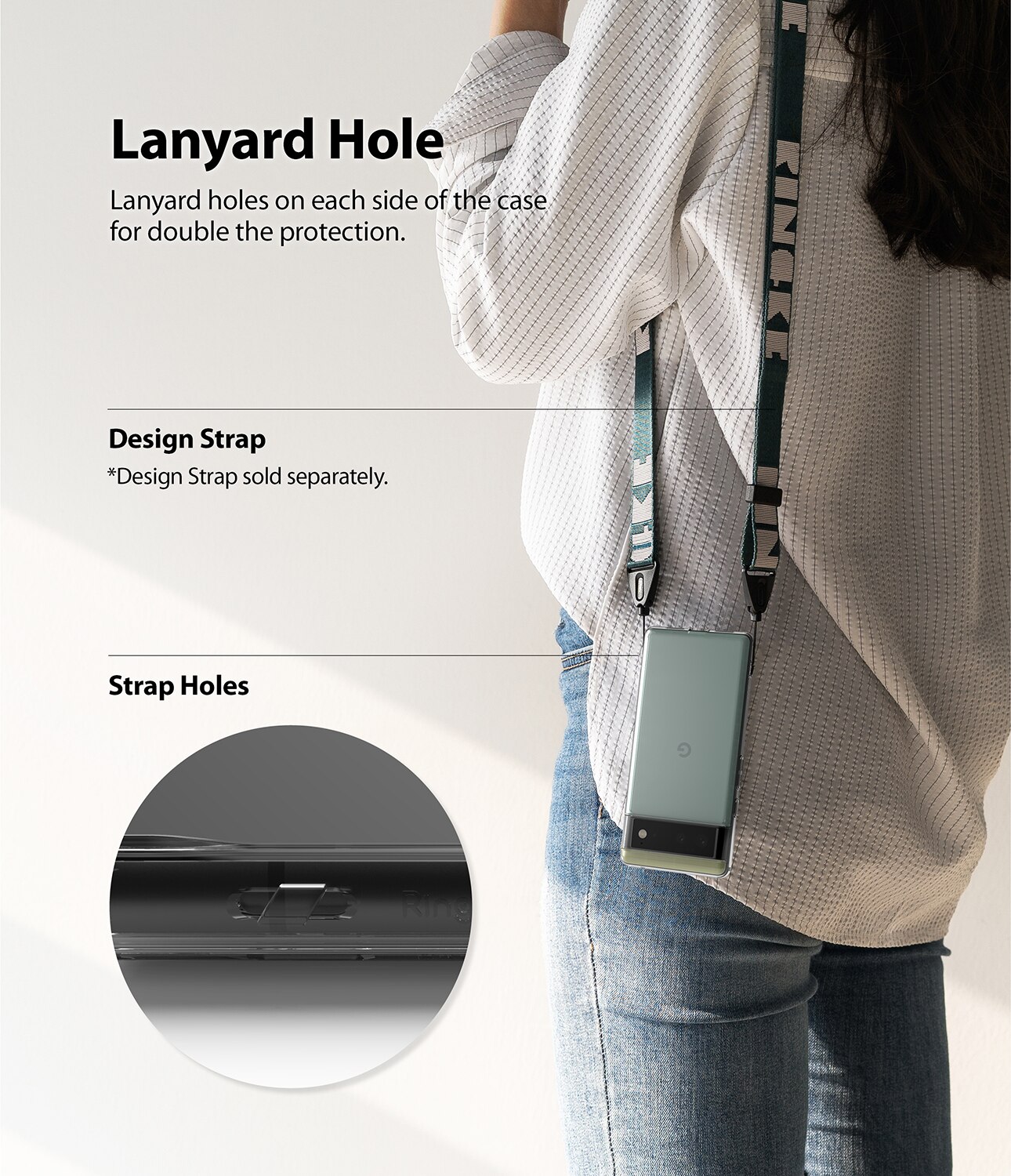 Google Pixel 6 Fusion Case Transparent