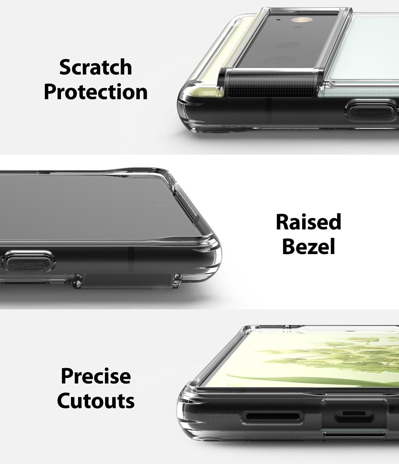 Google Pixel 6 Fusion Case Transparent