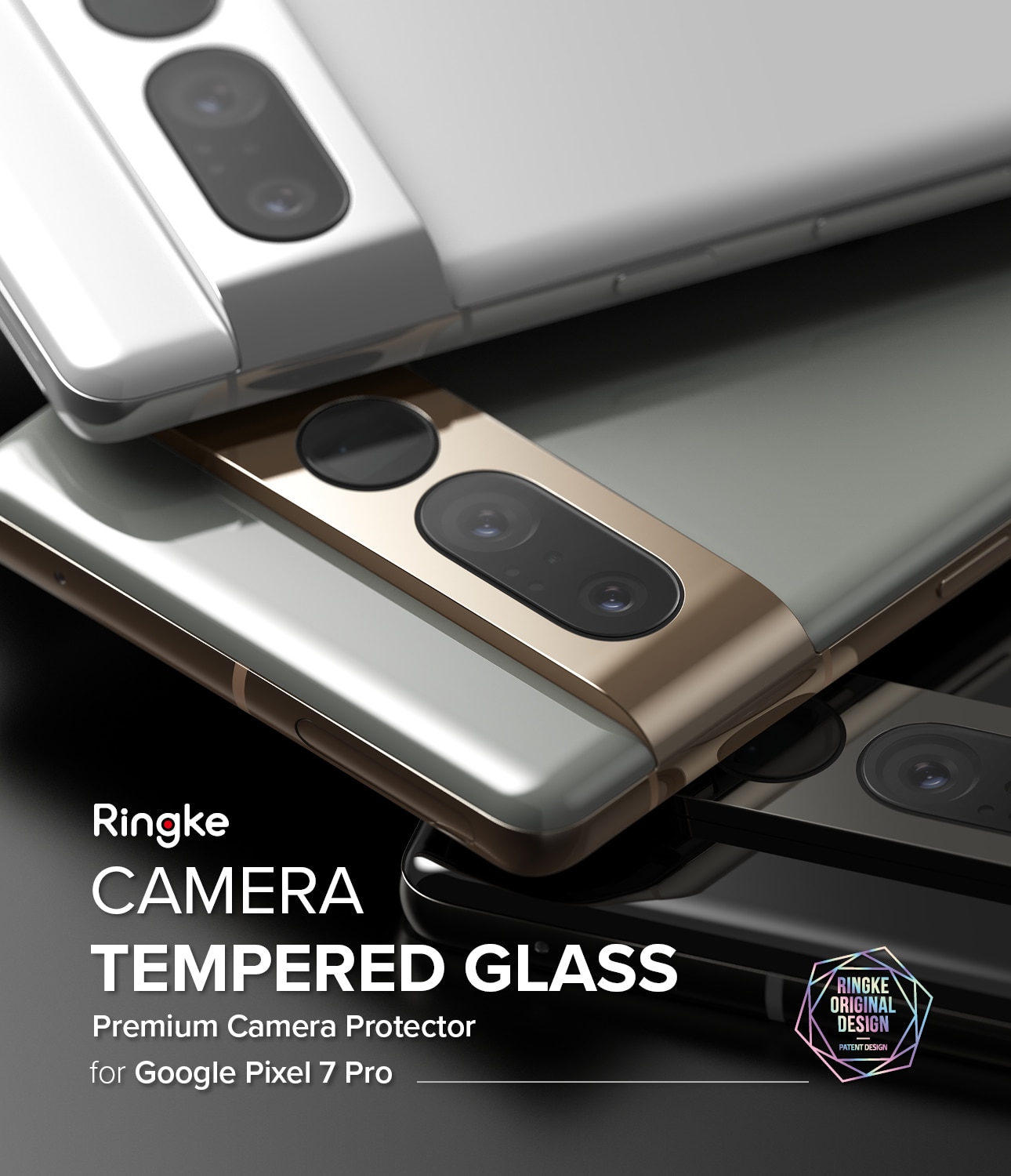 Google Pixel 7 Pro Camera Protector Glass (3-pack) Transparent