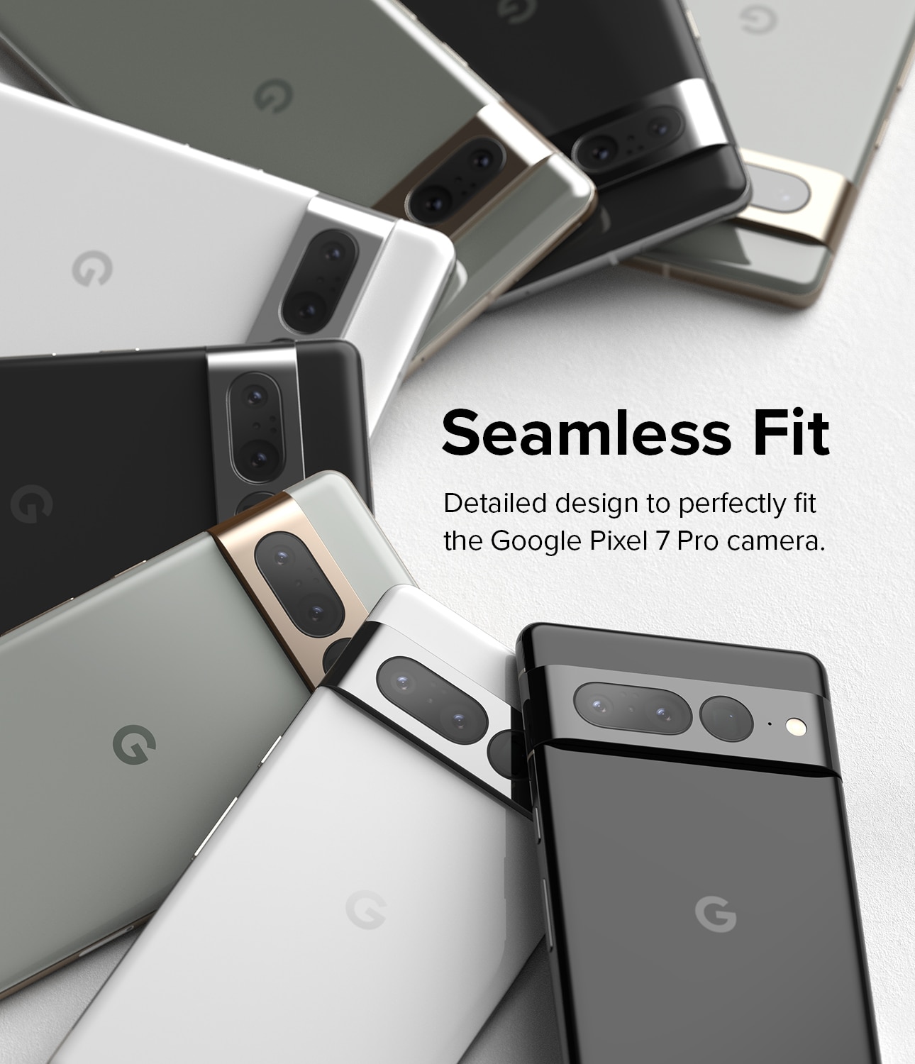 Google Pixel 7 Pro Camera Protector Glass (3-pack) Transparent