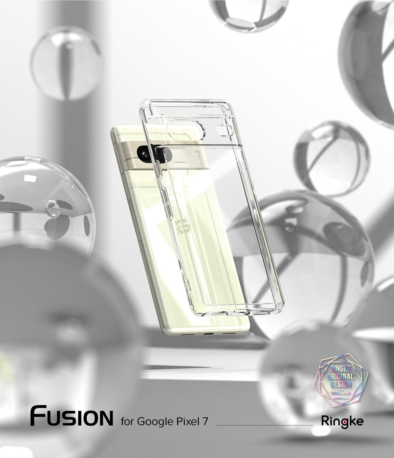 Google Pixel 7 Fusion Case Transparent