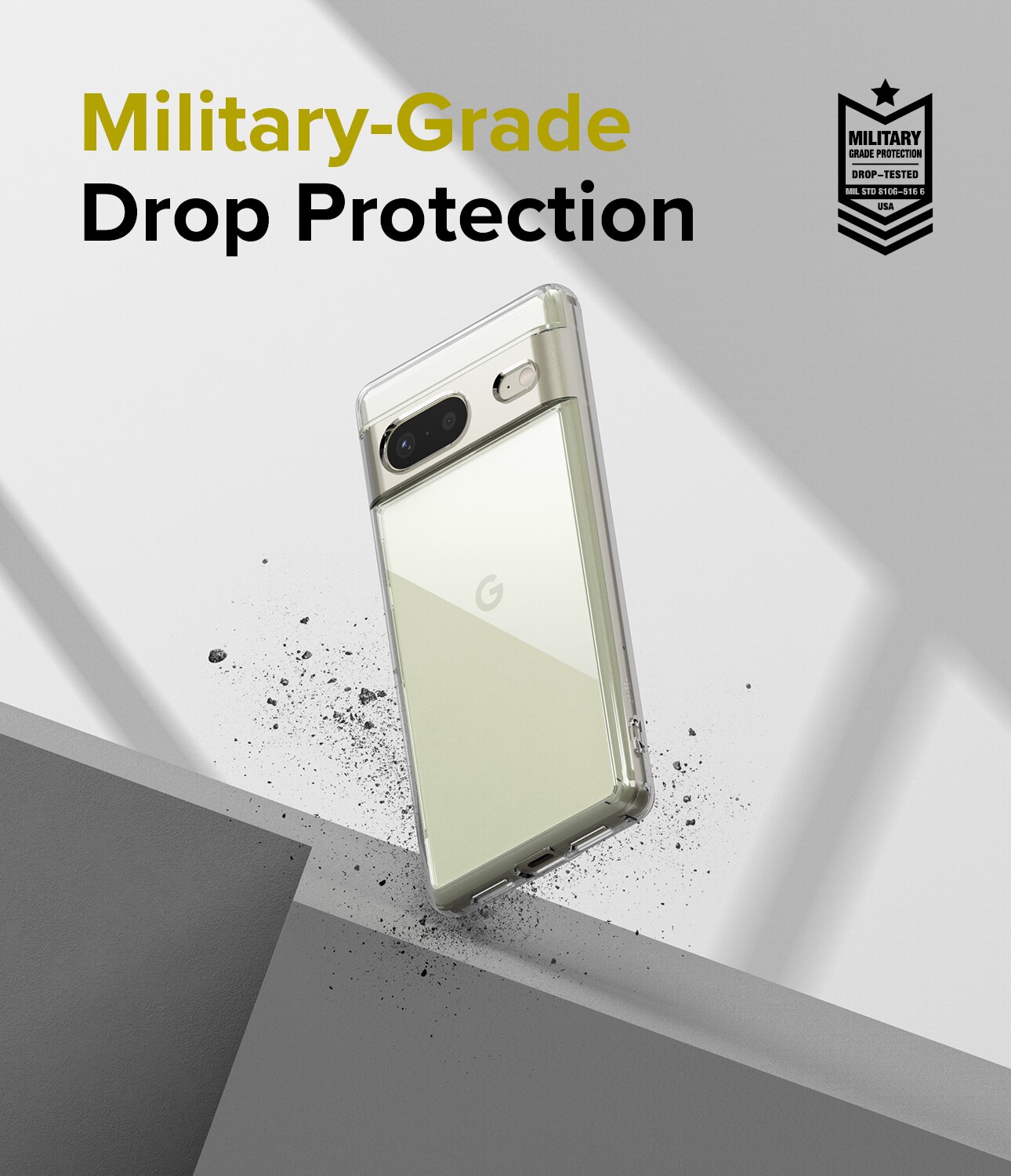 Google Pixel 7 Fusion Case Transparent