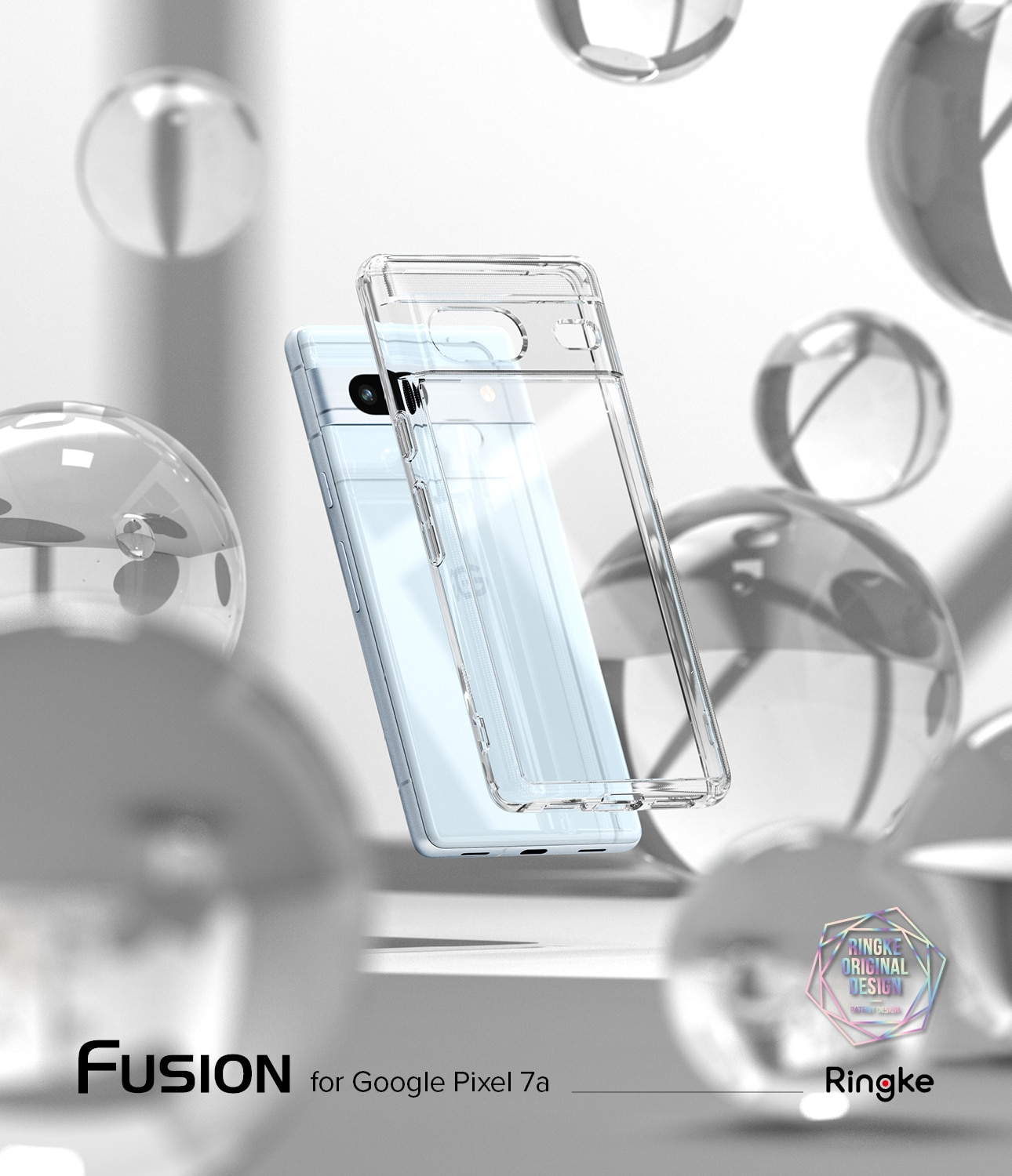 Google Pixel 7a Fusion Case Clear