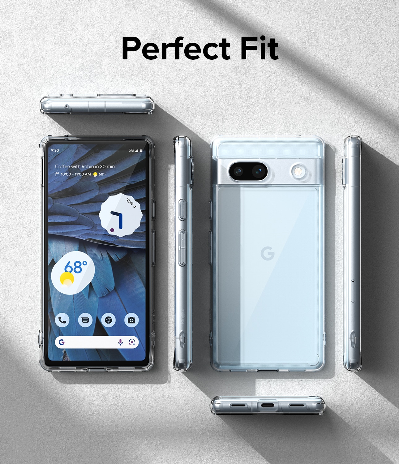 Google Pixel 7a Fusion Case Clear