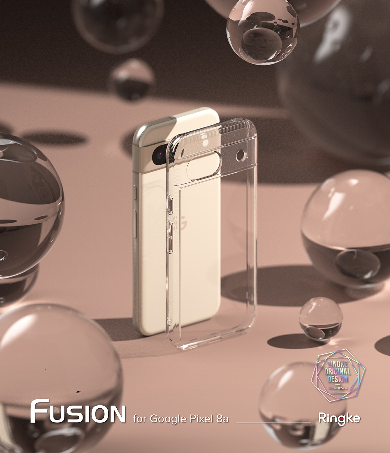Google Pixel 8a Fusion Case Clear