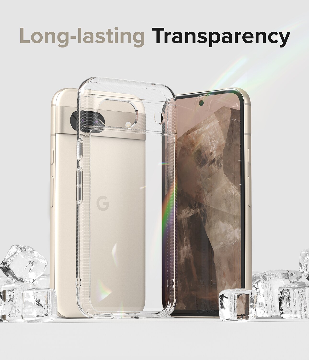 Google Pixel 8a Fusion Case Clear