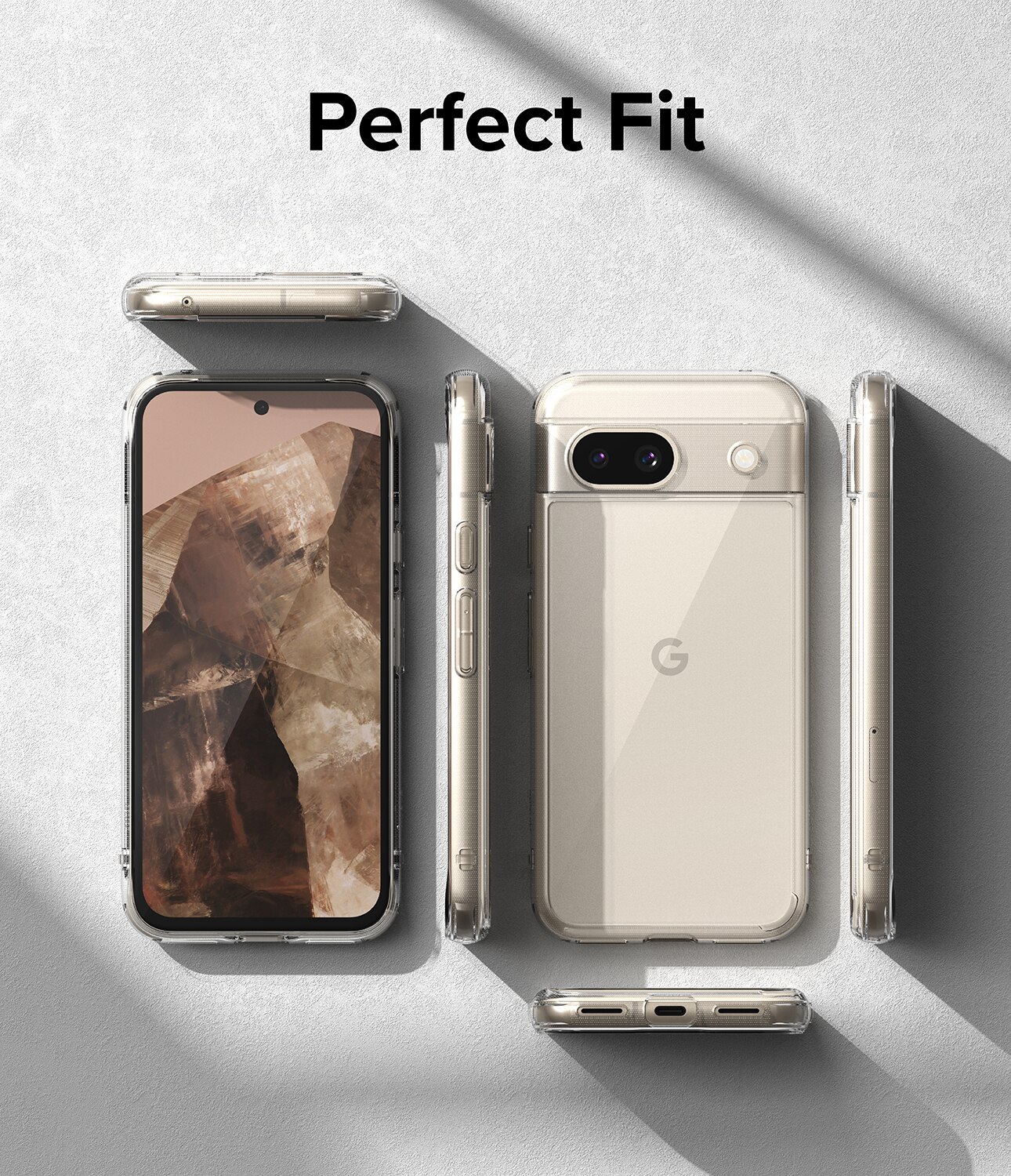 Google Pixel 8a Fusion Case Clear