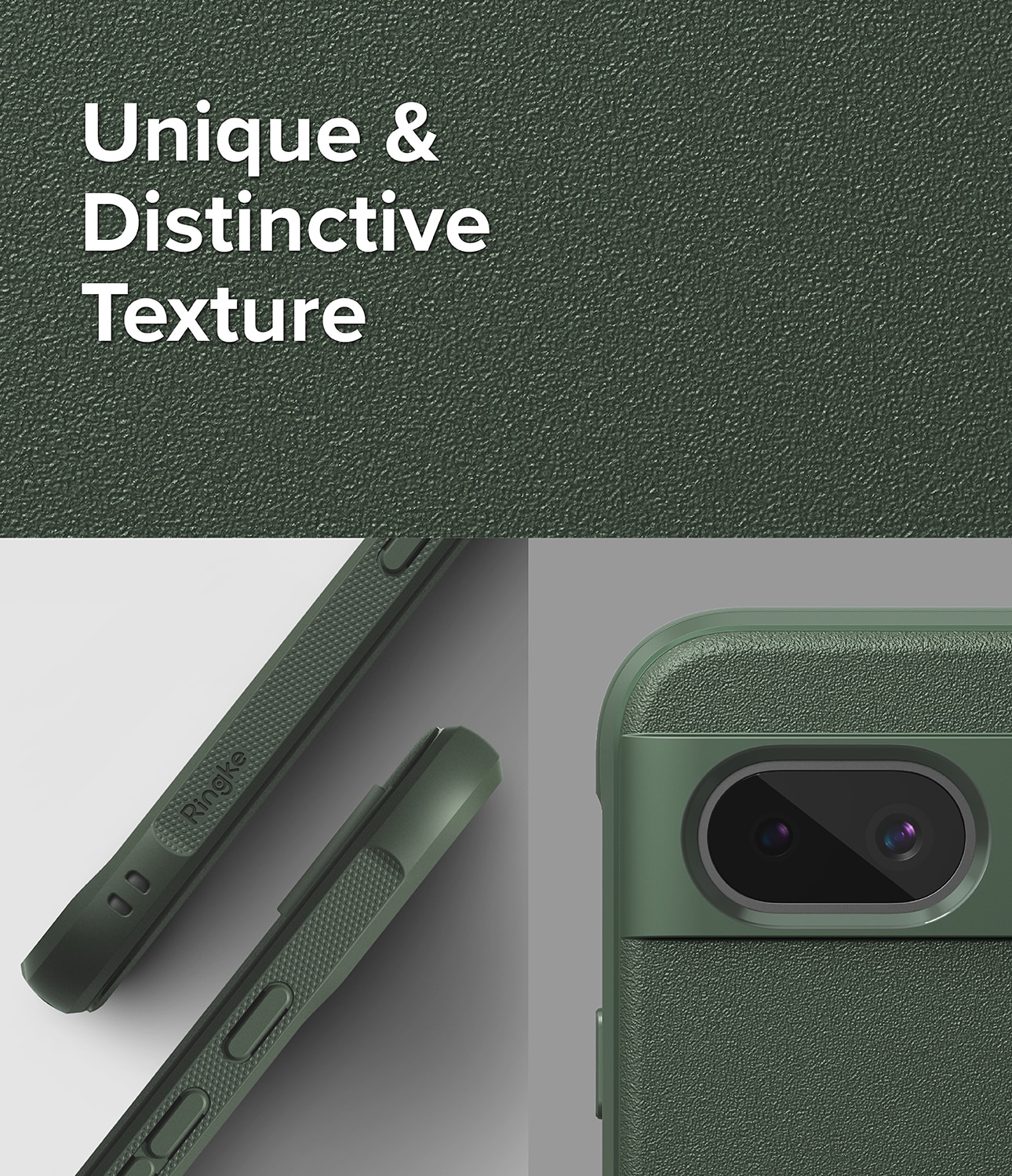 Google Pixel 8a Onyx Case Dark Green