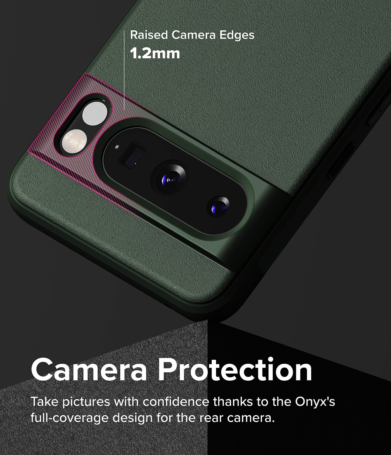 Google Pixel 8 Pro Onyx Case Dark Green