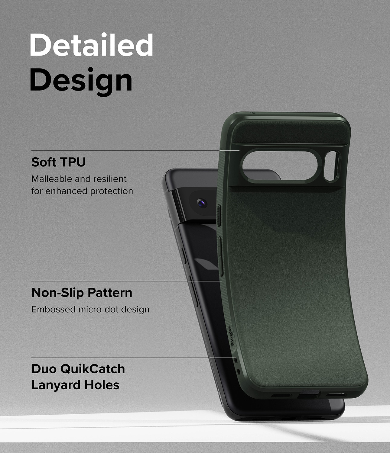 Google Pixel 8 Pro Onyx Case Dark Green