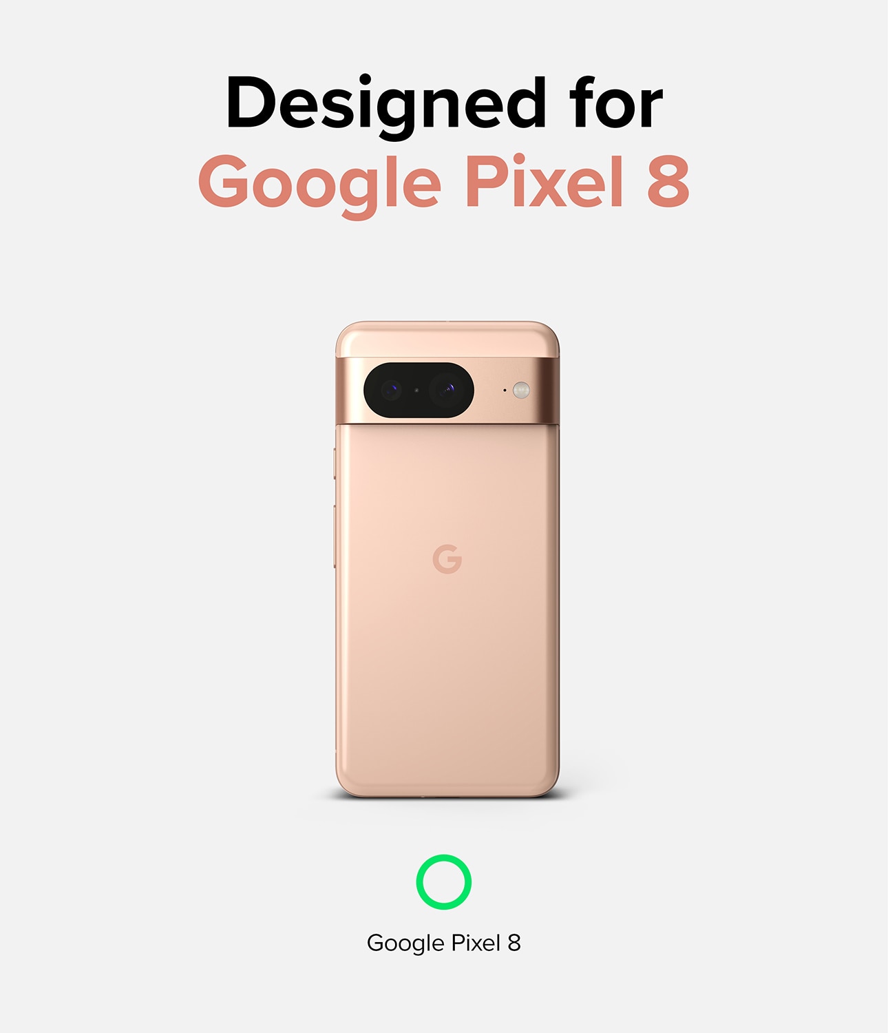 Google Pixel 8 Fusion Case Clear