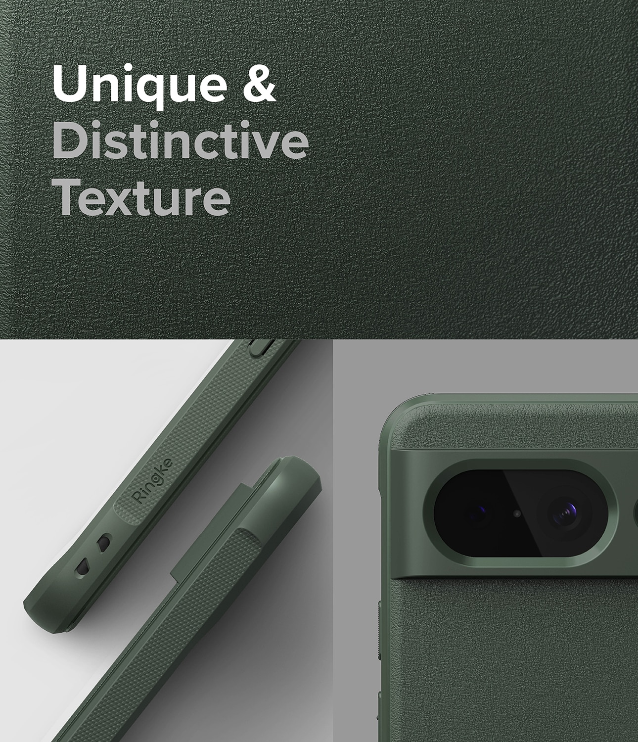 Google Pixel 8 Onyx Case Dark Green