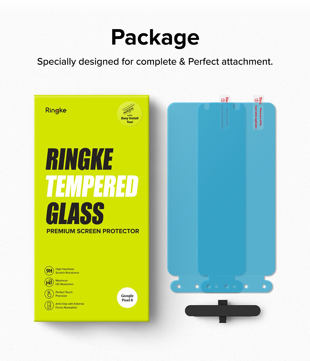 Google Pixel 8 Screen Protector Glass (2-pack)