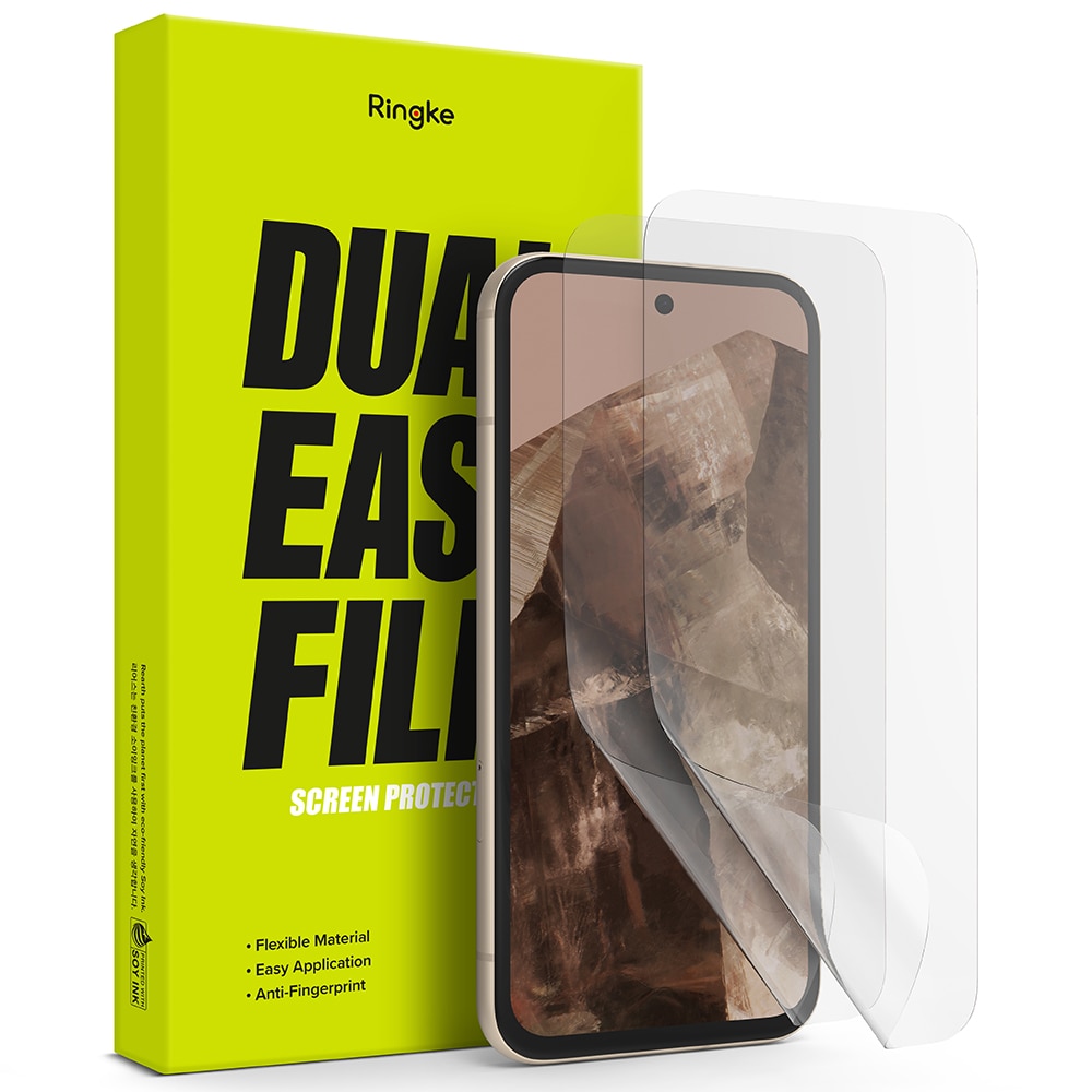 Google Pixel 8a Dual Easy Screen Protector (2-pack)