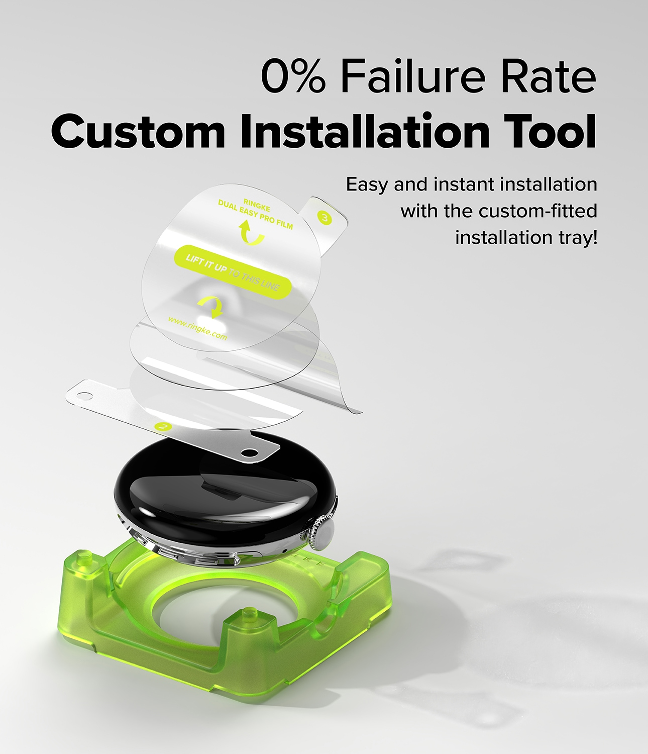 Google Pixel Watch 4 41mm Dual Easy Pro Screen Protector (2-pack)